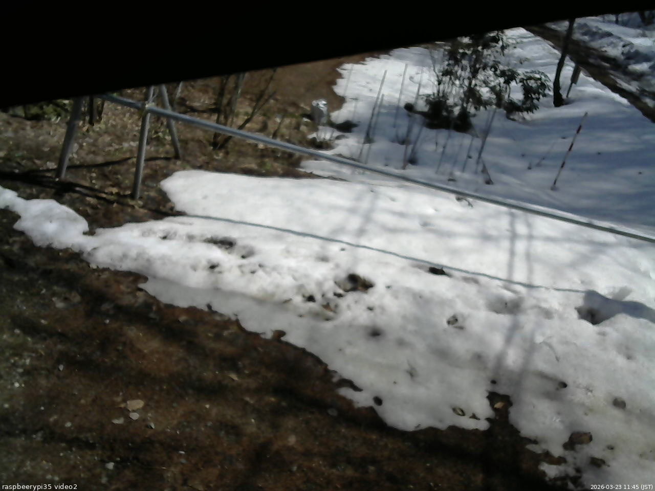 長野県菅平高原 ゆたか山荘 駐車場 2026/03/23 11:45