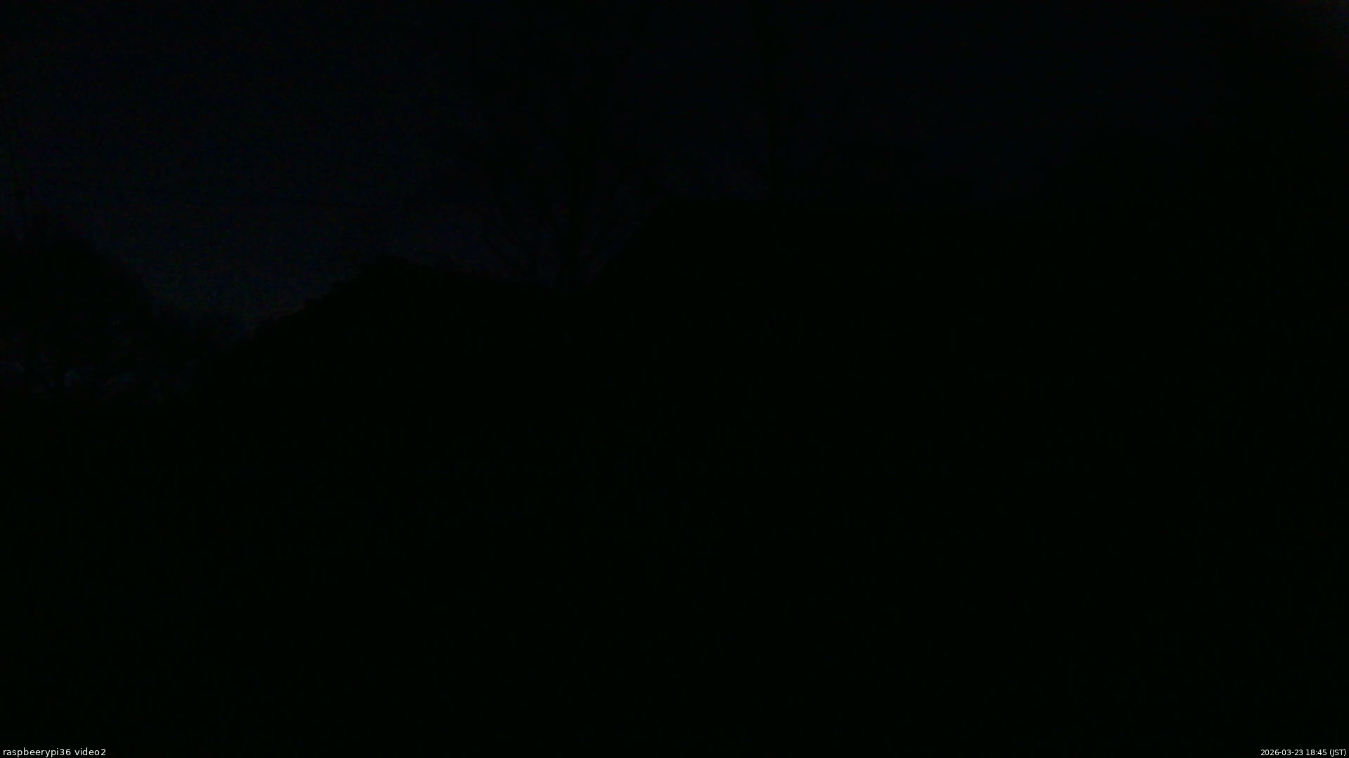 長野県菅平高原 ゆたか山荘 駐車場奥 2026/03/23 18:45