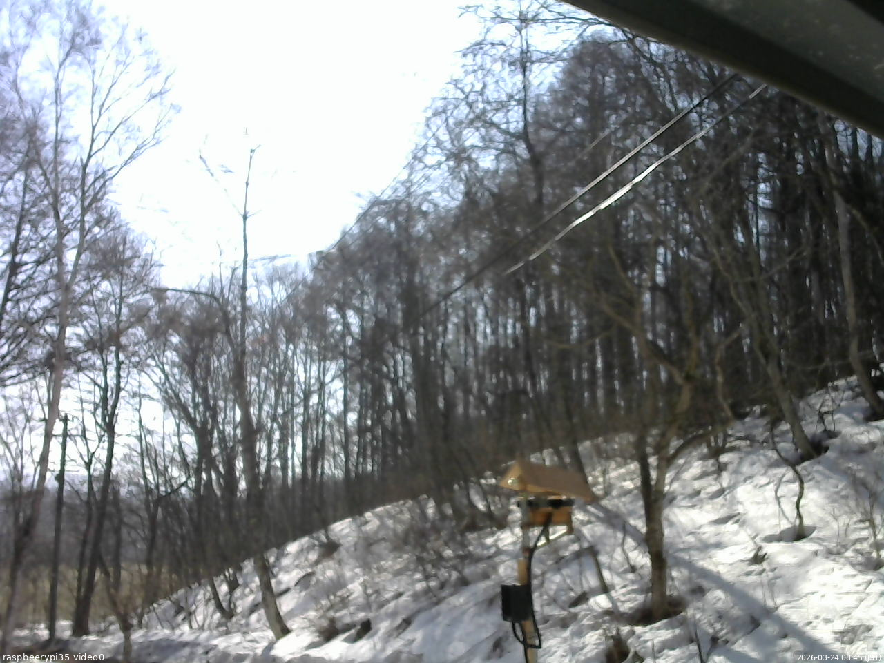 長野県菅平高原 ゆたか山荘 温度計 2026/03/24 08:45