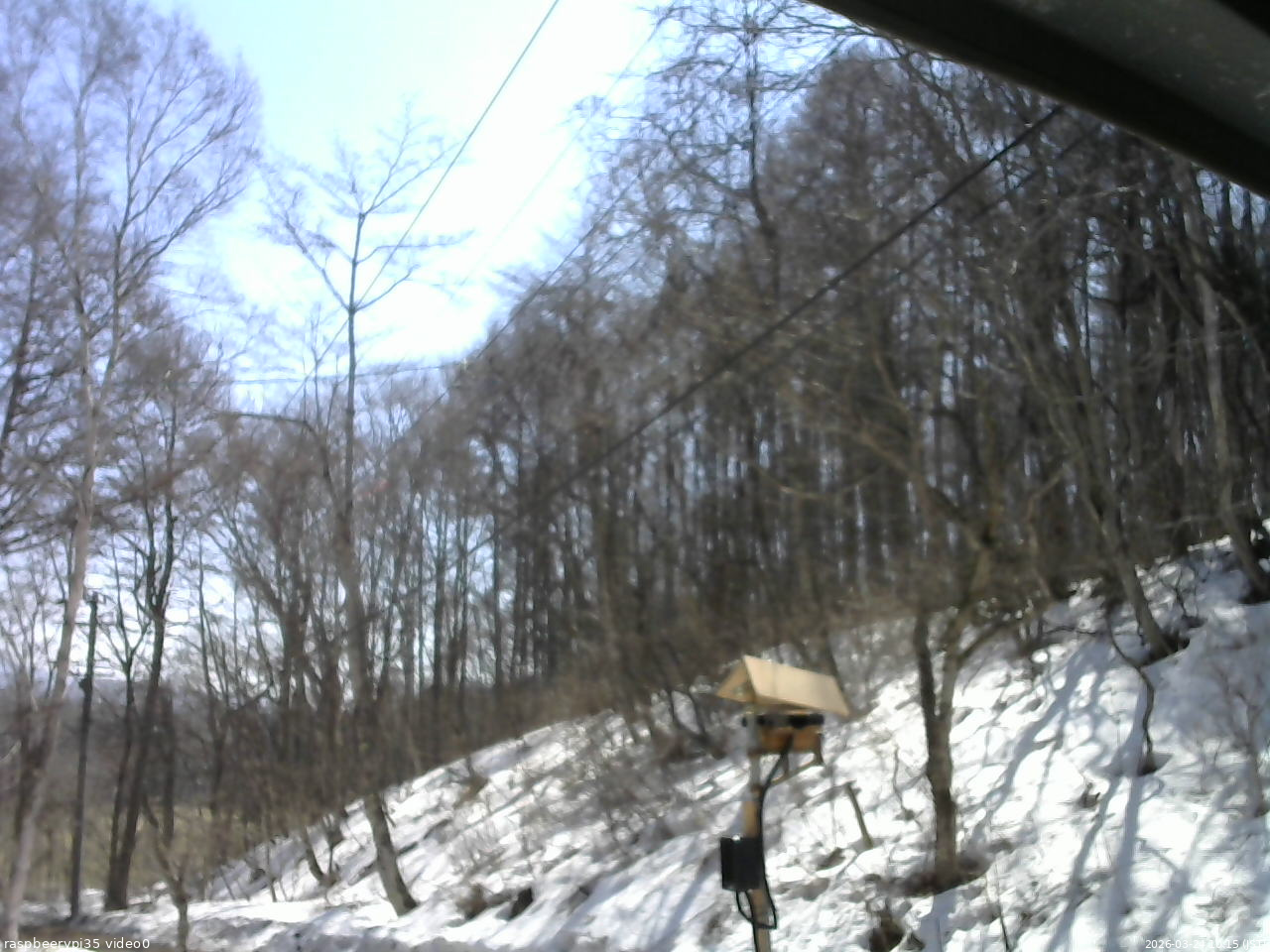 長野県菅平高原 ゆたか山荘 温度計 2026/03/24 10:15