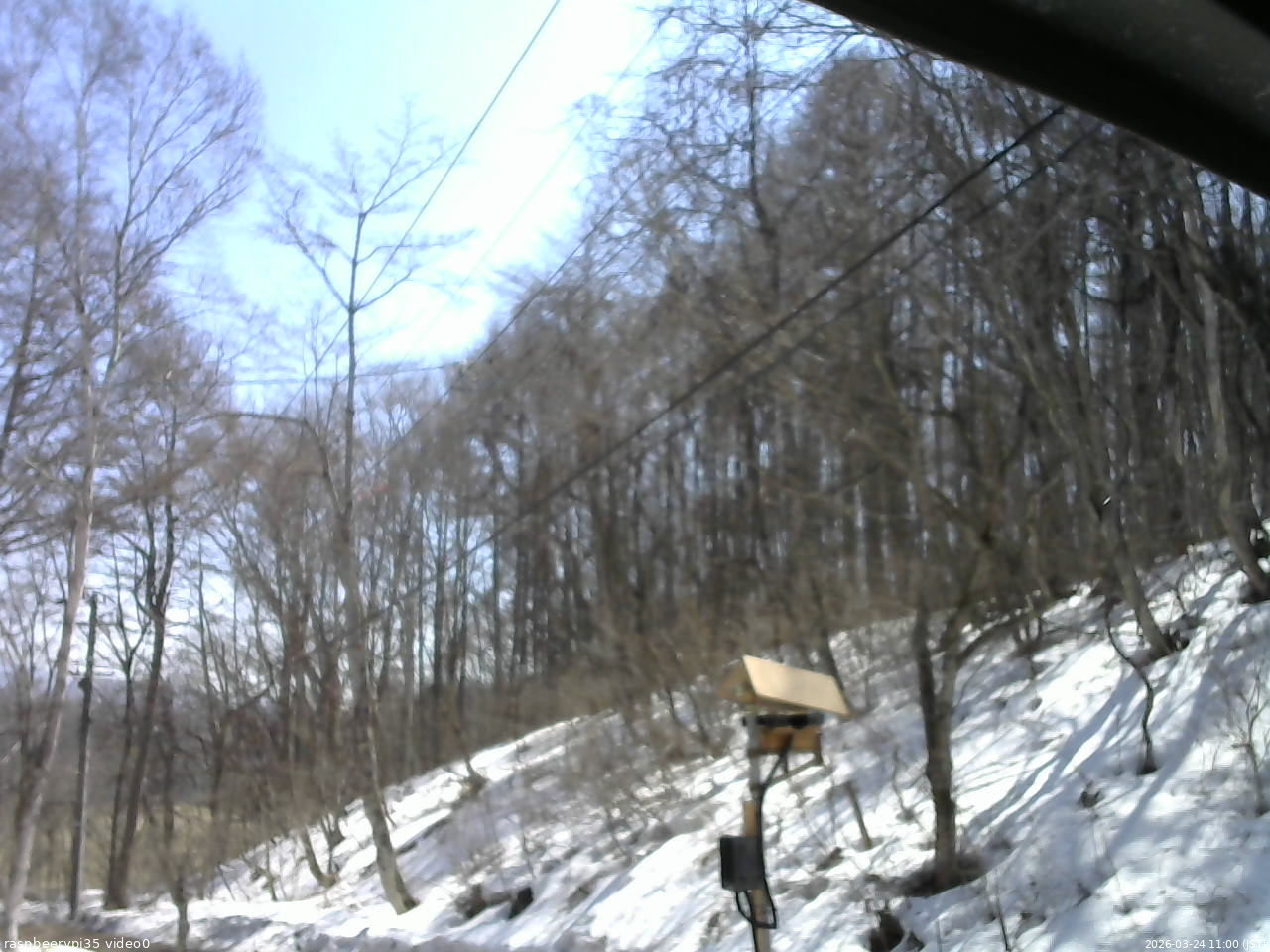 長野県菅平高原 ゆたか山荘 温度計 2026/03/24 11:00