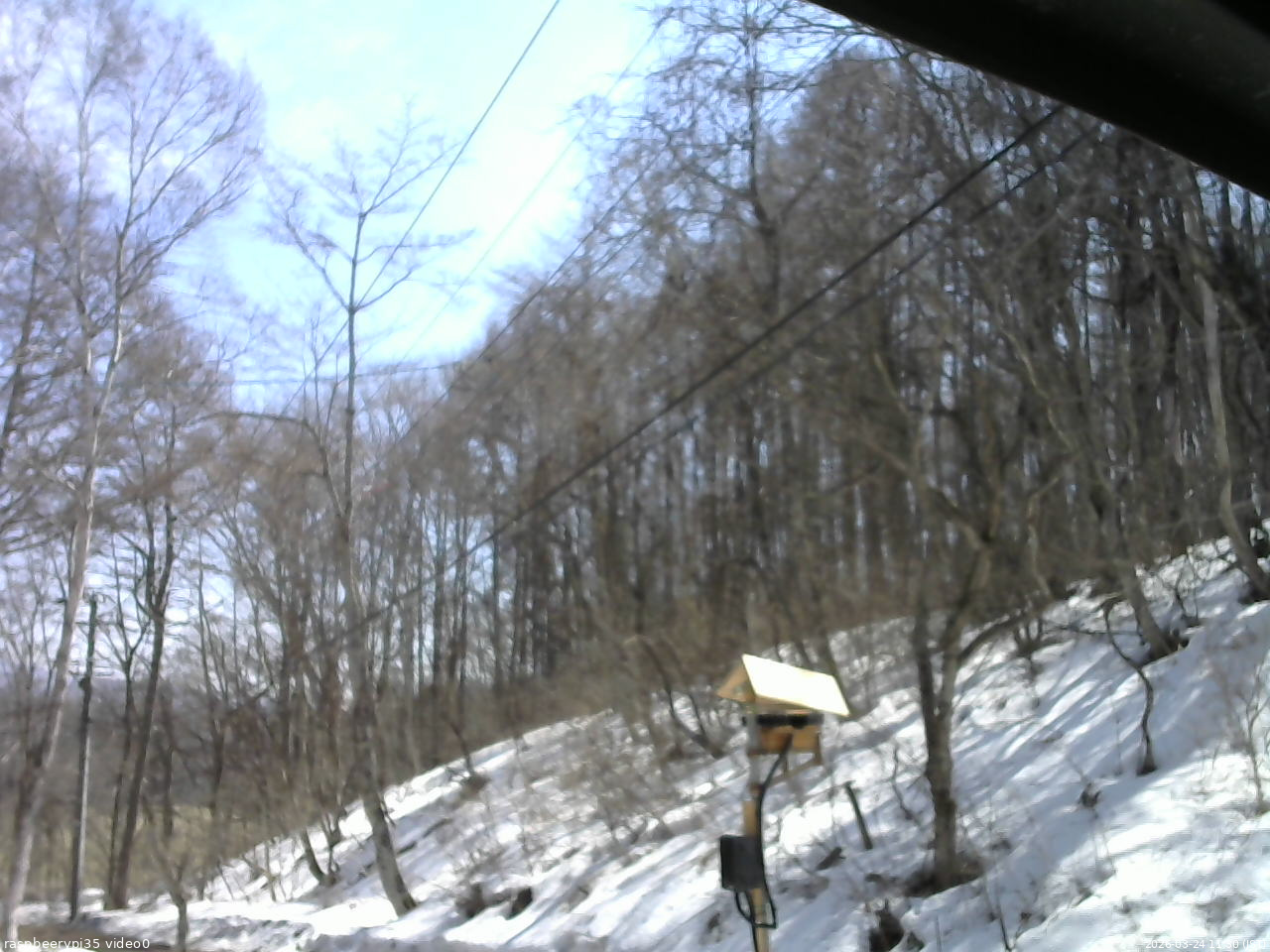 長野県菅平高原 ゆたか山荘 温度計 2026/03/24 11:30