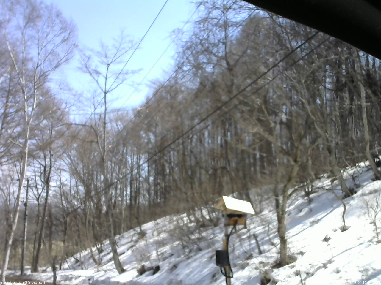 長野県菅平高原 ゆたか山荘 温度計 2026/03/24 12:15