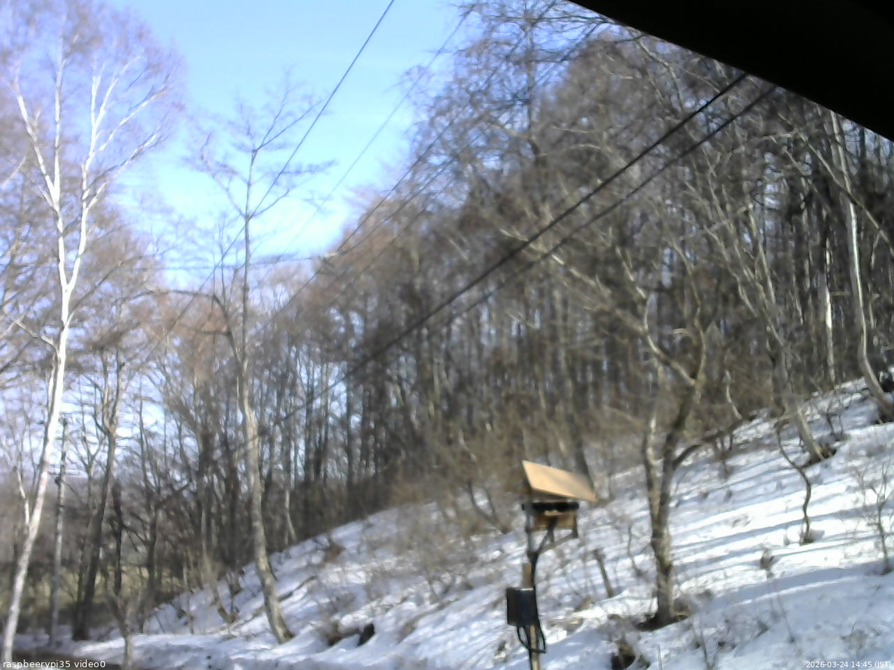 長野県菅平高原 ゆたか山荘 温度計 2026/03/24 14:45