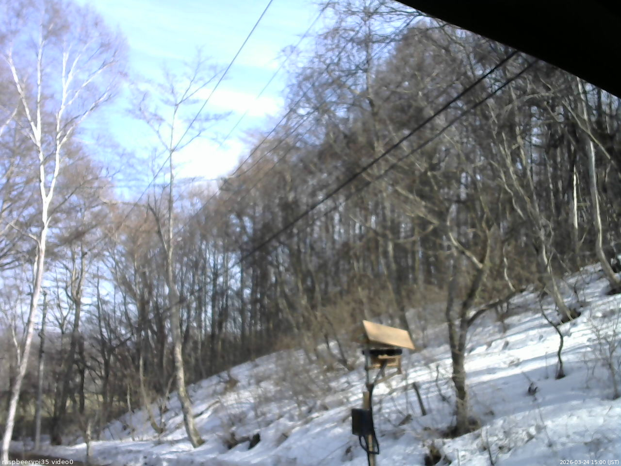 長野県菅平高原 ゆたか山荘 温度計 2026/03/24 15:00