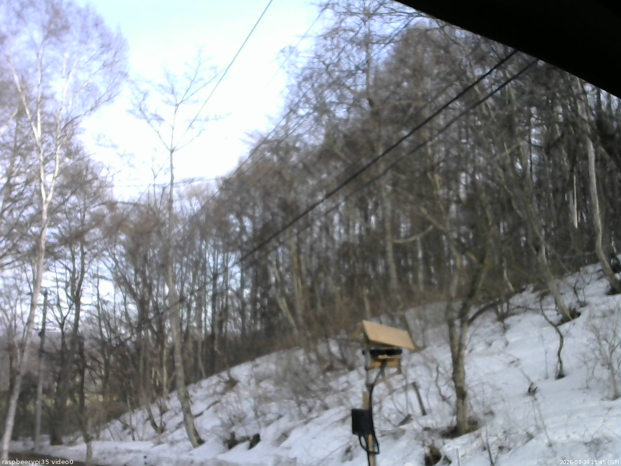 長野県菅平高原 ゆたか山荘 温度計 2026/03/24 15:45