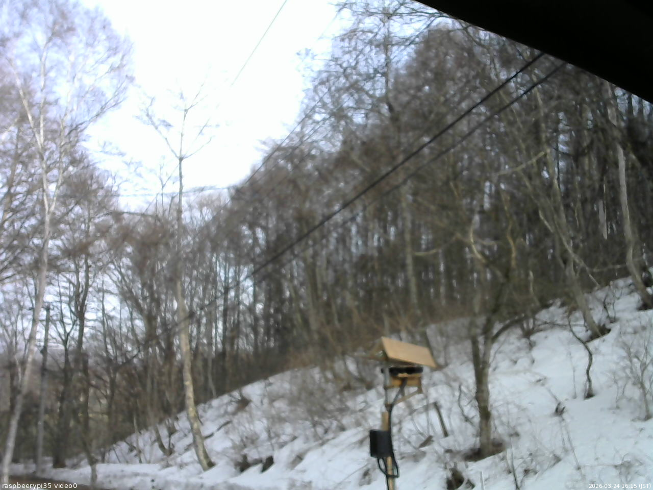 長野県菅平高原 ゆたか山荘 温度計 2026/03/24 16:15