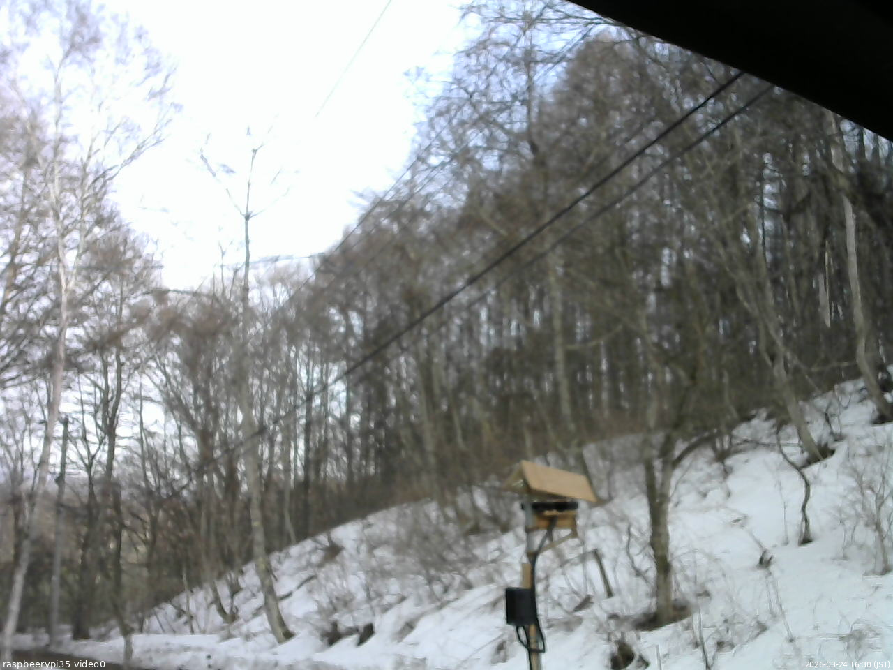 長野県菅平高原 ゆたか山荘 温度計 2026/03/24 16:30
