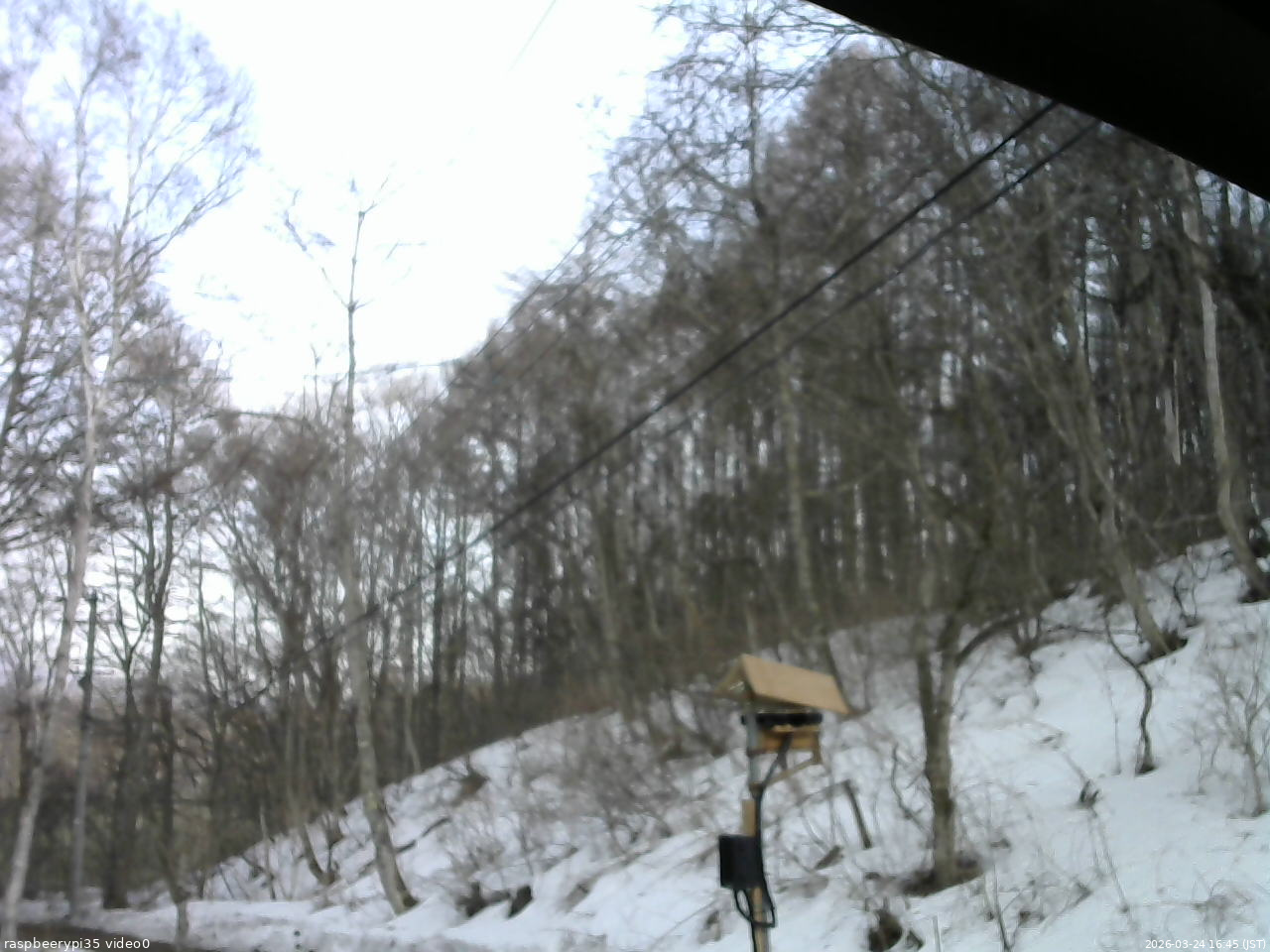 長野県菅平高原 ゆたか山荘 温度計 2026/03/24 16:45