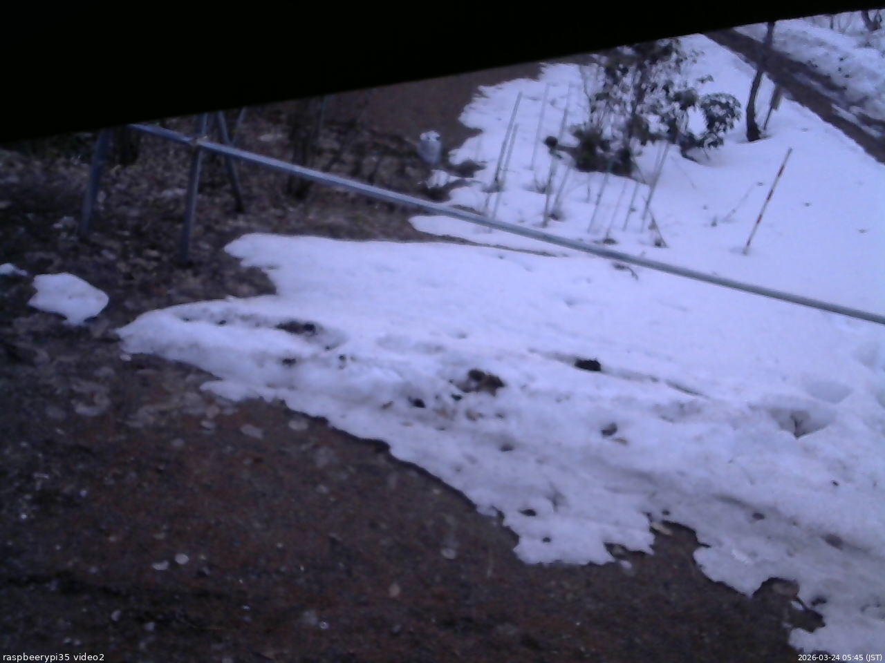 長野県菅平高原 ゆたか山荘 駐車場 2026/03/24 05:45