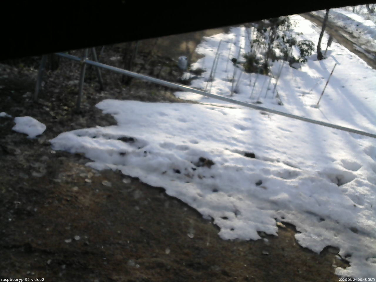 長野県菅平高原 ゆたか山荘 駐車場 2026/03/24 06:45