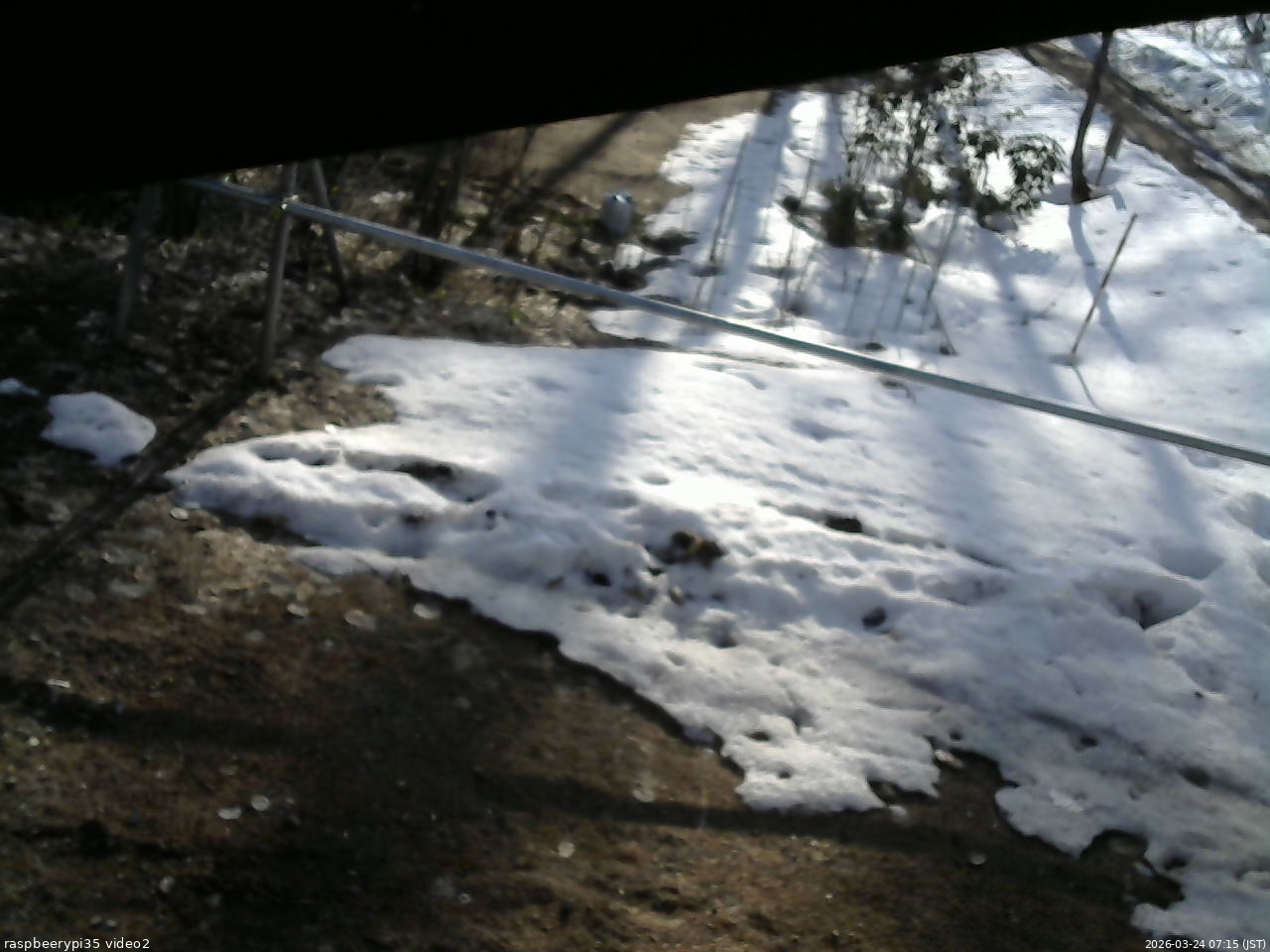 長野県菅平高原 ゆたか山荘 駐車場 2026/03/24 07:15