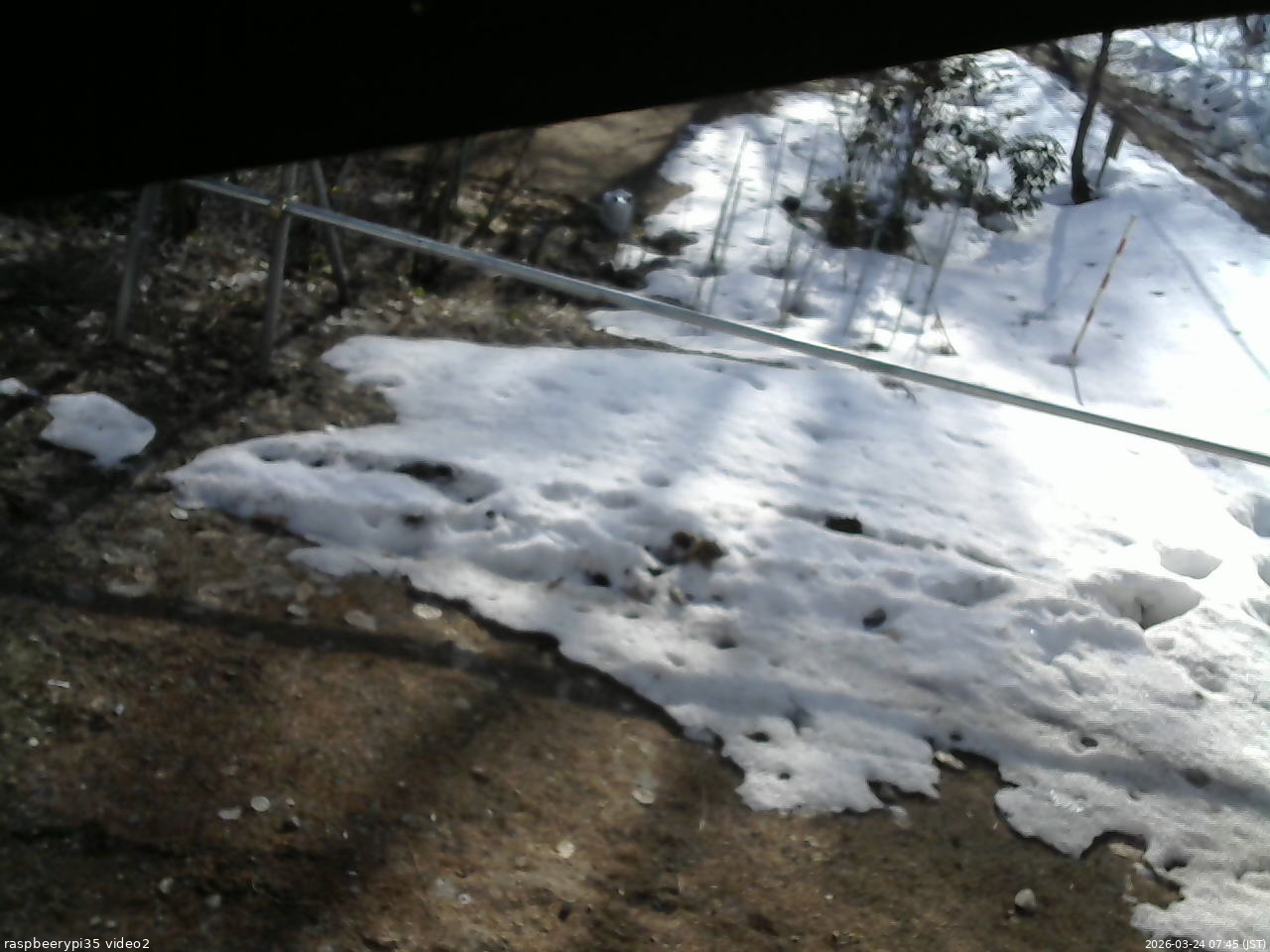 長野県菅平高原 ゆたか山荘 駐車場 2026/03/24 07:45