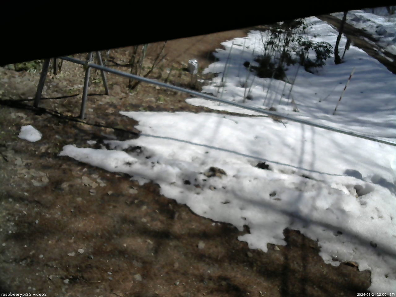 長野県菅平高原 ゆたか山荘 駐車場 2026/03/24 12:00