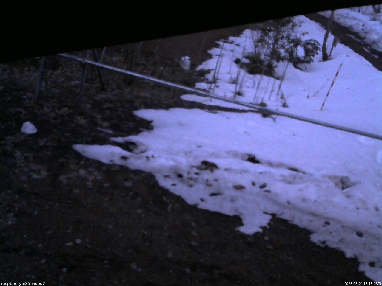 長野県菅平高原 ゆたか山荘 駐車場 2026/03/24 18:15