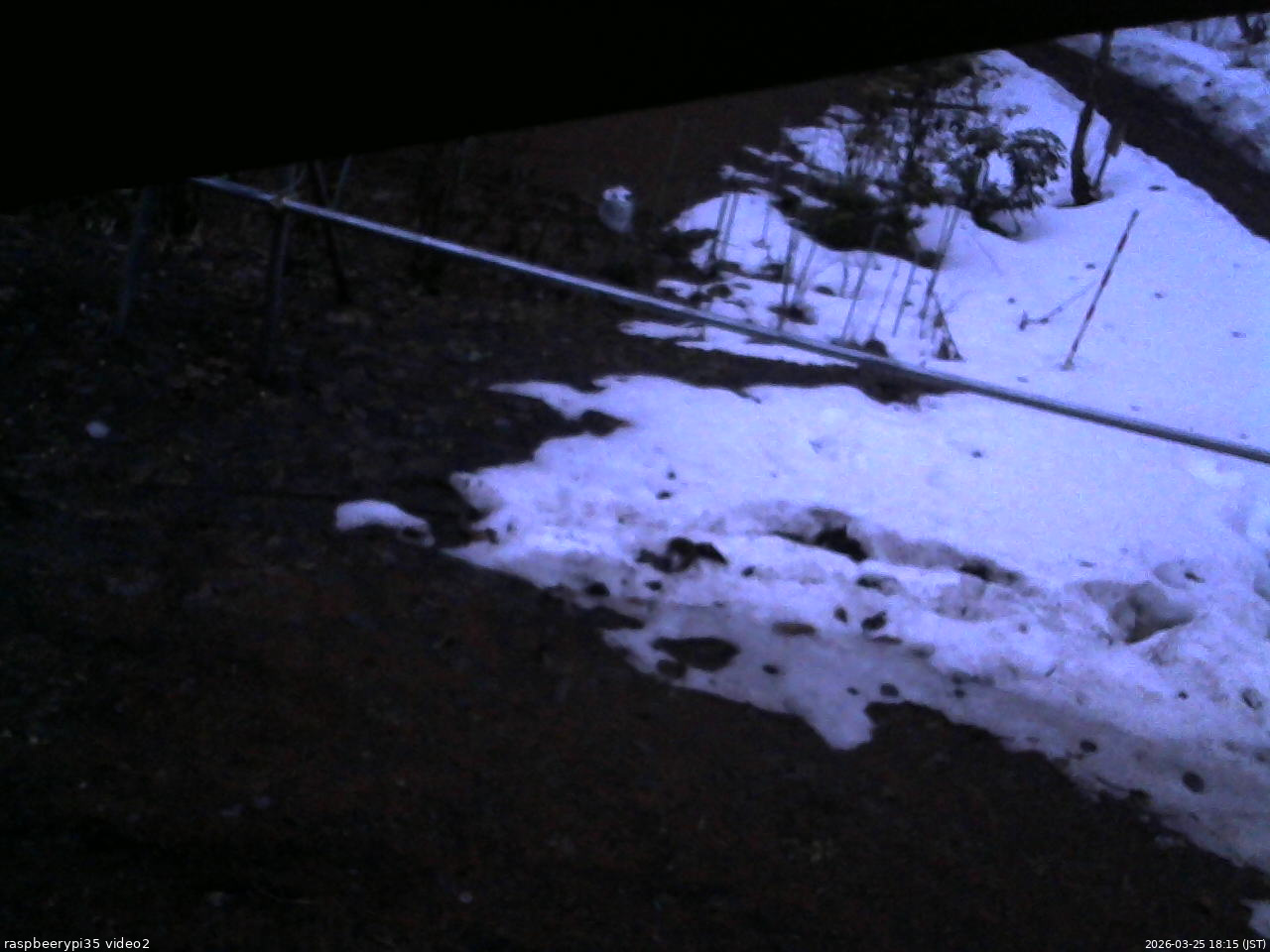 長野県菅平高原 ゆたか山荘 駐車場 2026/03/25 18:15
