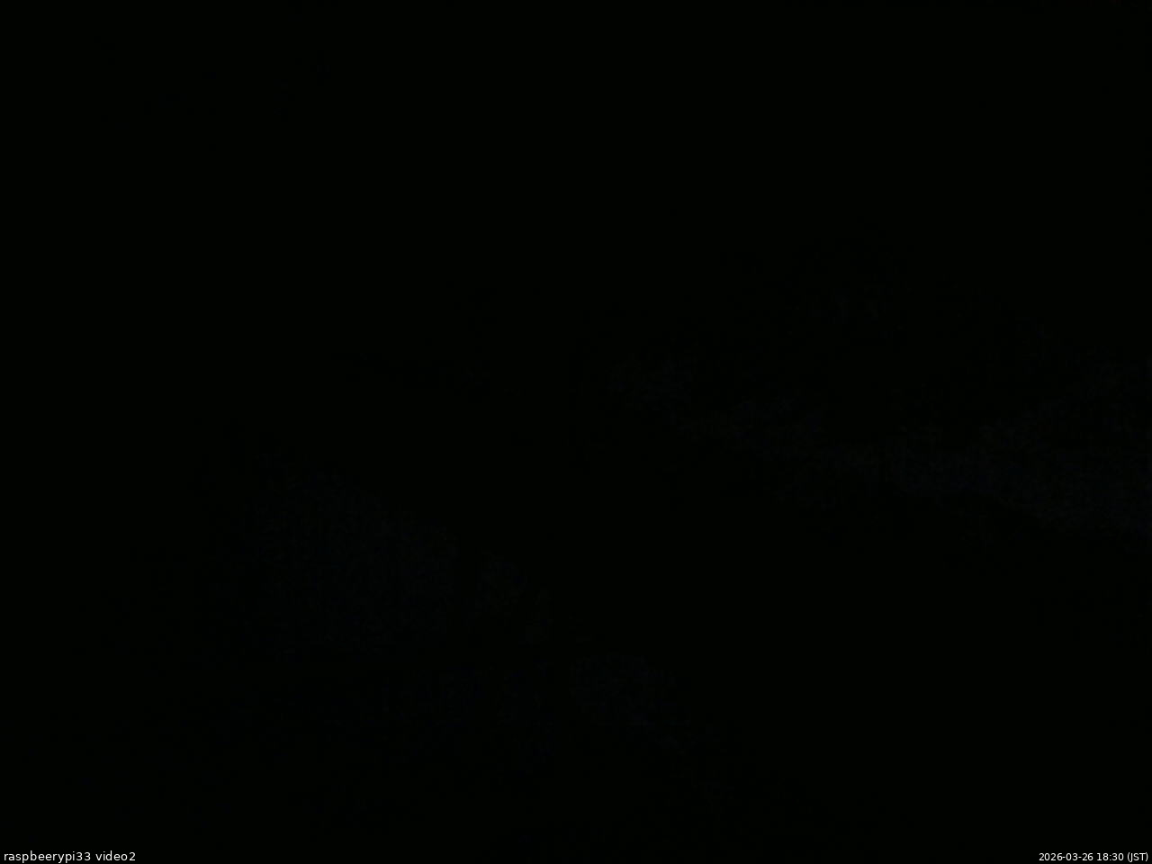 長野県菅平高原 ゆたか山荘 南側 2026/03/26 18:30