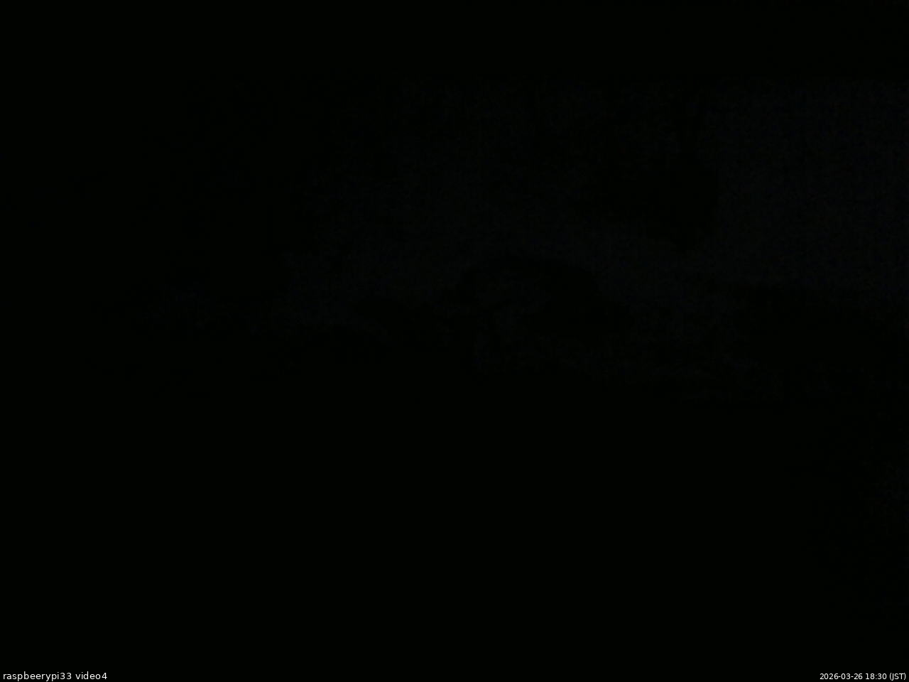 長野県菅平高原 ゆたか山荘 東側(坂下) 2026/03/26 18:30