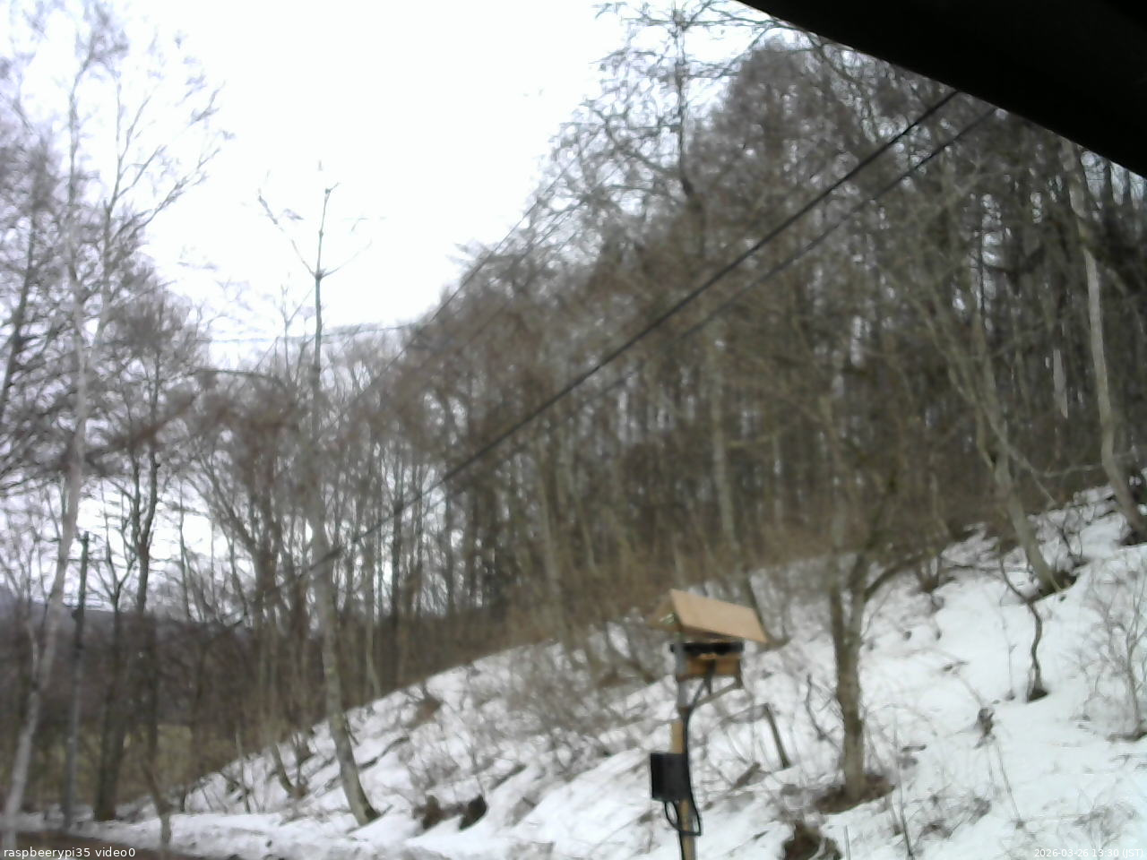 長野県菅平高原 ゆたか山荘 温度計 2026/03/26 13:30