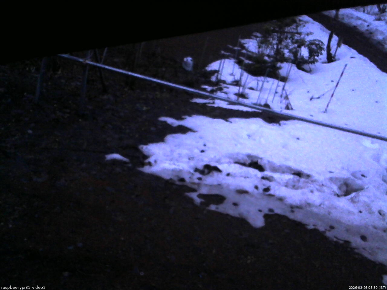 長野県菅平高原 ゆたか山荘 駐車場 2026/03/26 05:30