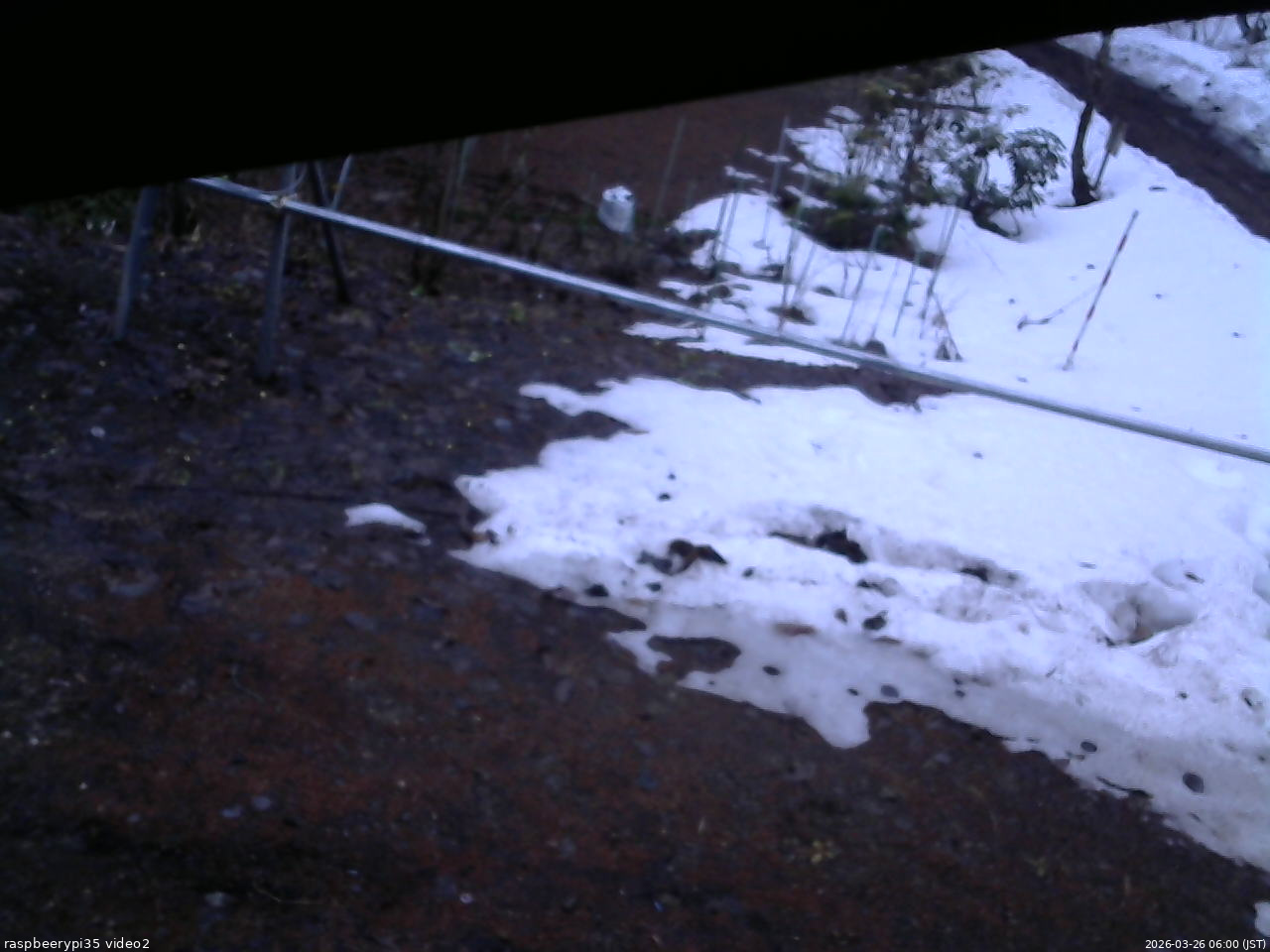 長野県菅平高原 ゆたか山荘 駐車場 2026/03/26 06:00
