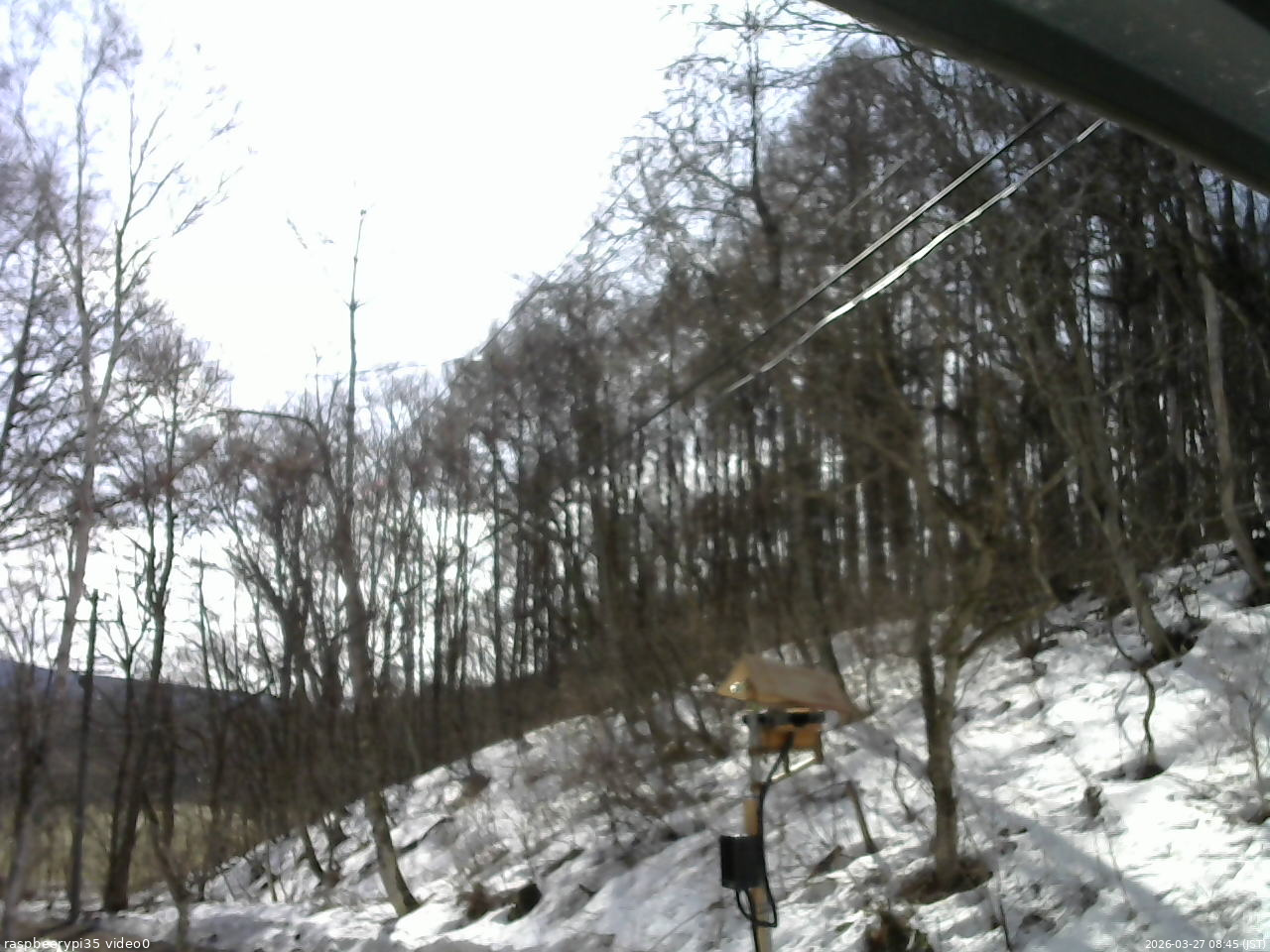 長野県菅平高原 ゆたか山荘 温度計 2026/03/27 08:45