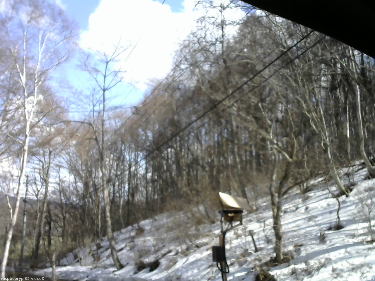 長野県菅平高原 ゆたか山荘 温度計 2026/03/27 14:30
