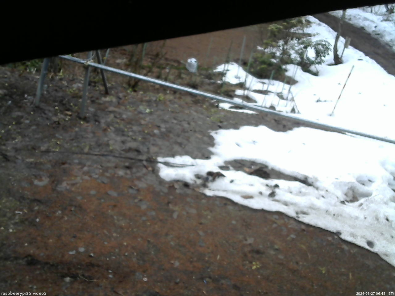 長野県菅平高原 ゆたか山荘 駐車場 2026/03/27 06:45