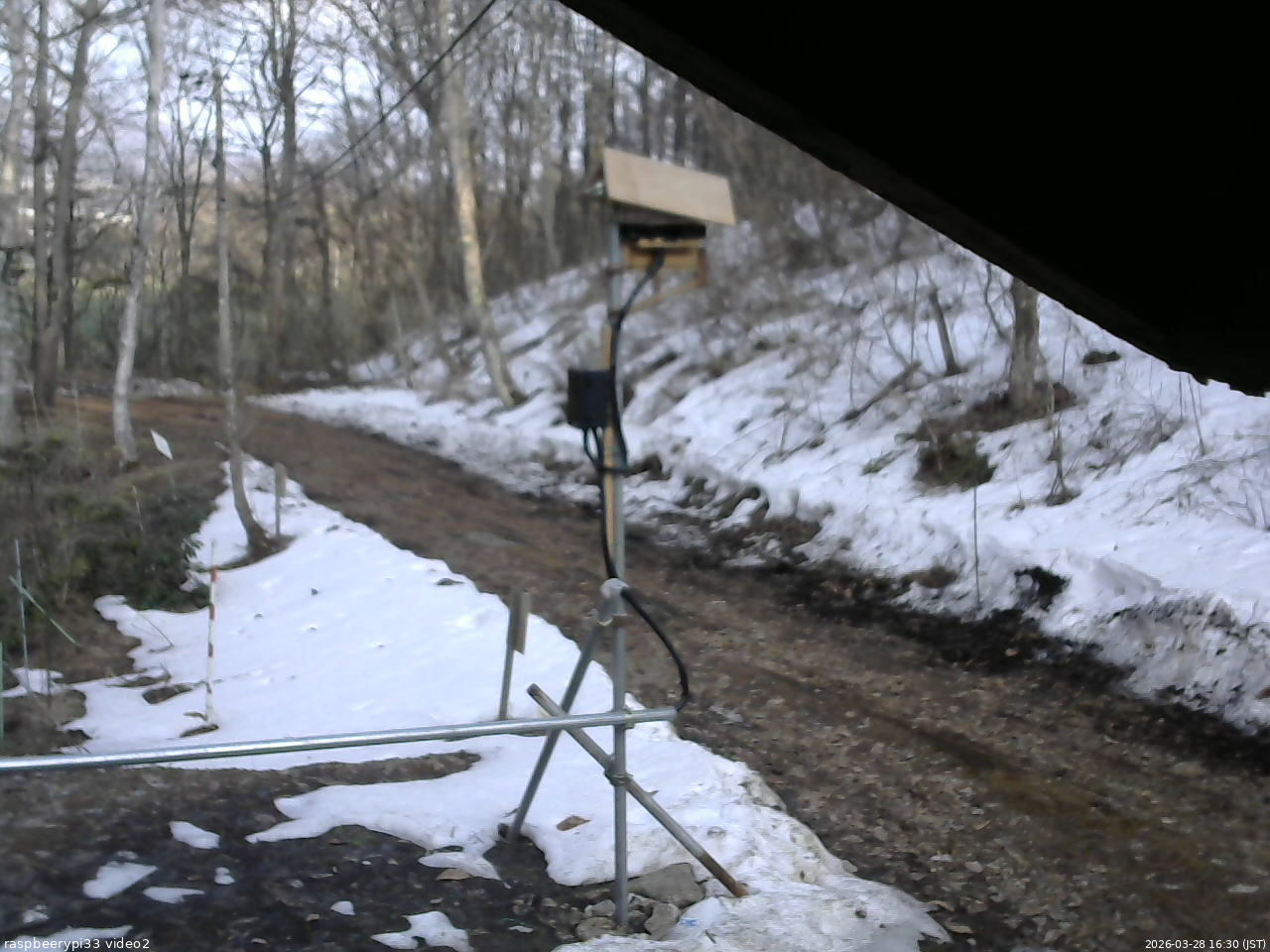 長野県菅平高原 ゆたか山荘 南側 2026/03/28 16:30