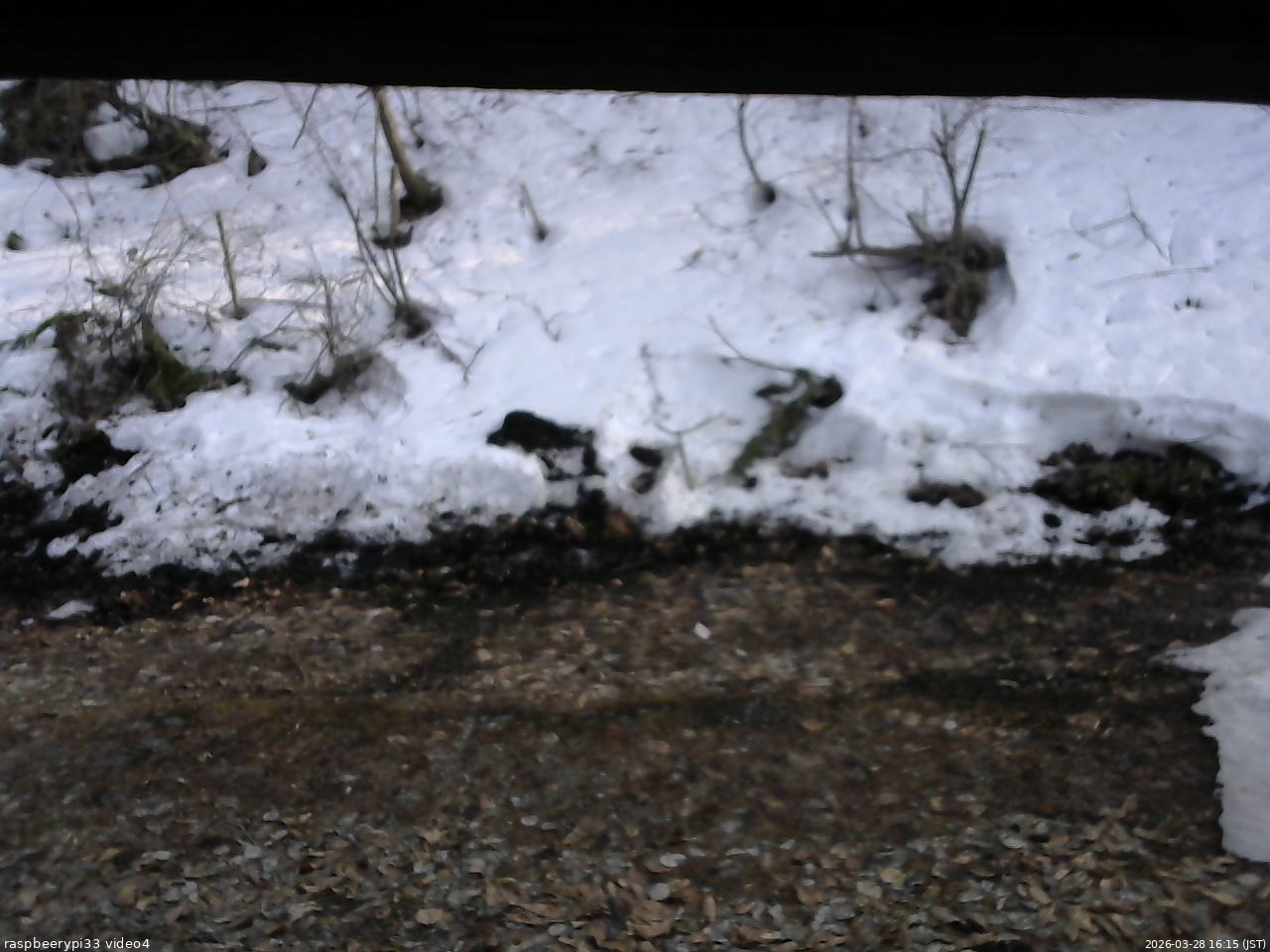 長野県菅平高原 ゆたか山荘 東側(坂下) 2026/03/28 16:15
