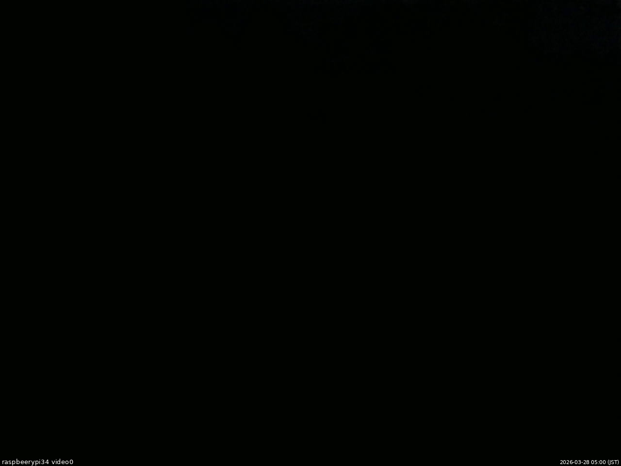 長野県菅平高原 ゆたか山荘 西側(坂上) 2026/03/28 05:00