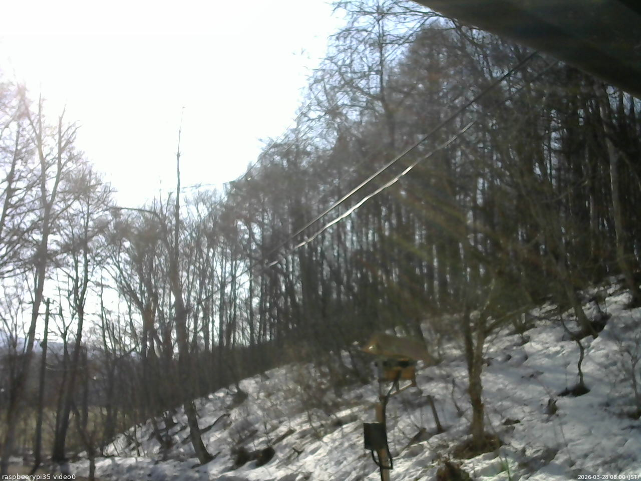 長野県菅平高原 ゆたか山荘 温度計 2026/03/28 08:00