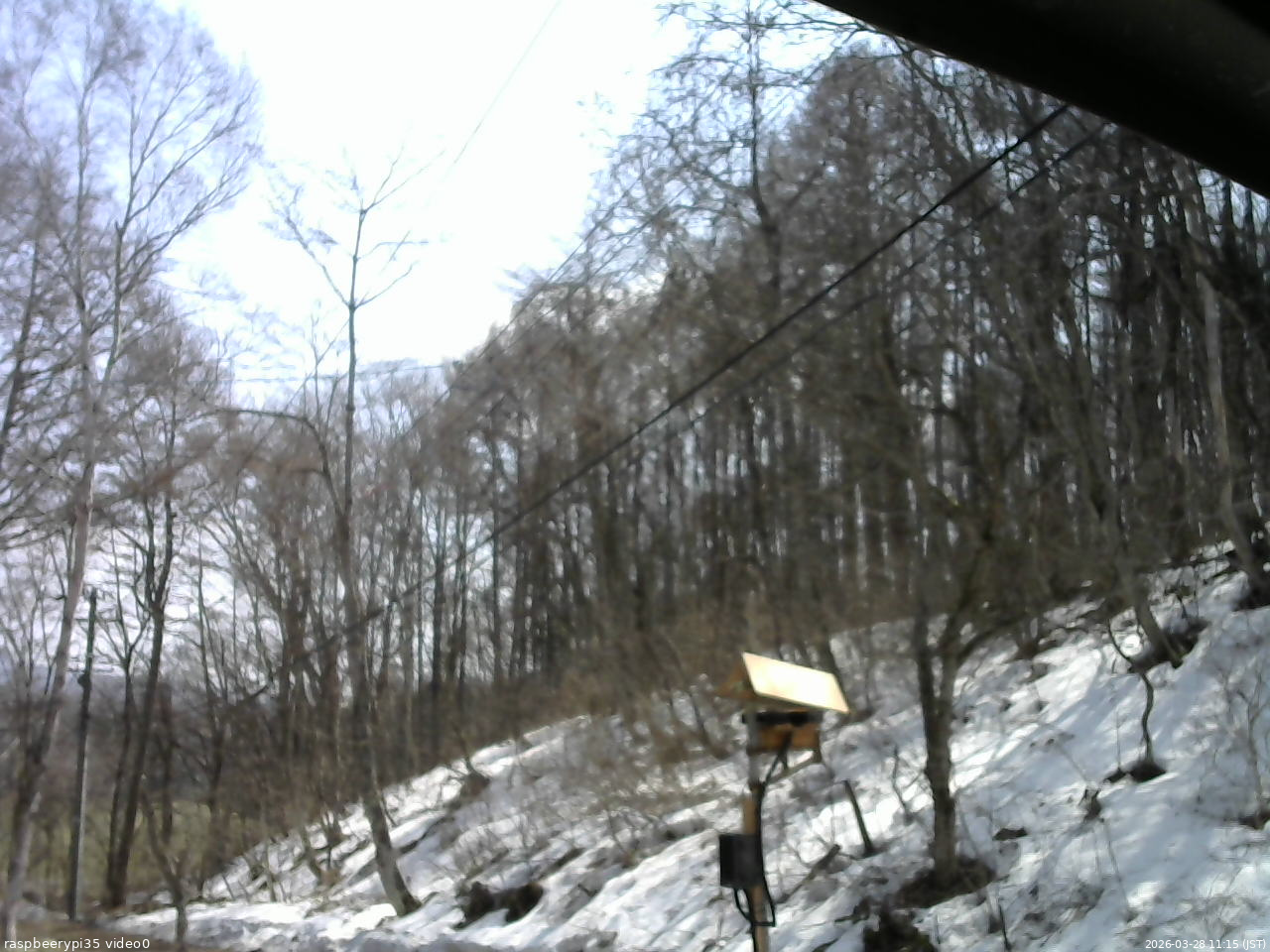 長野県菅平高原 ゆたか山荘 温度計 2026/03/28 11:15