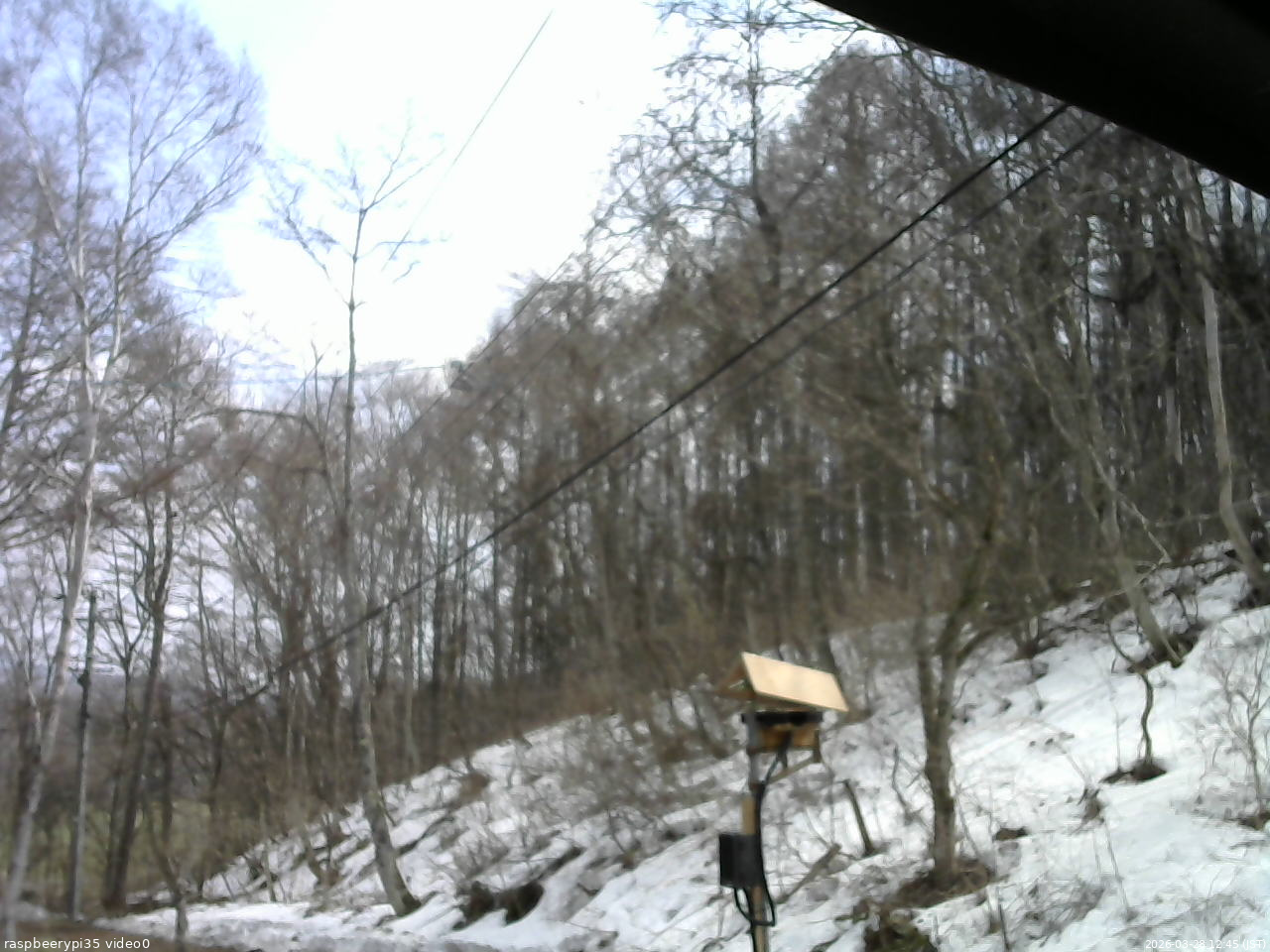 長野県菅平高原 ゆたか山荘 温度計 2026/03/28 12:45