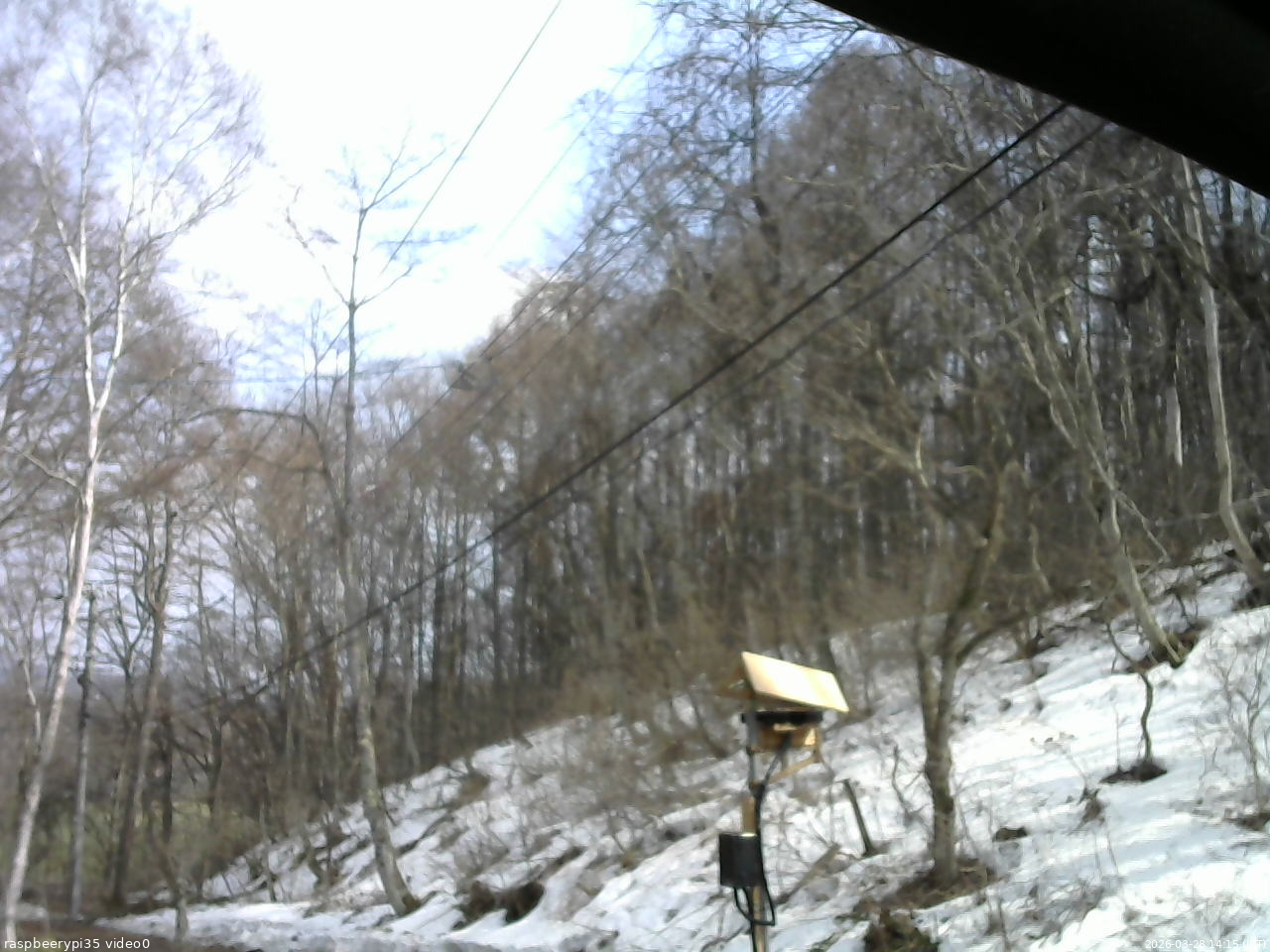 長野県菅平高原 ゆたか山荘 温度計 2026/03/28 14:15