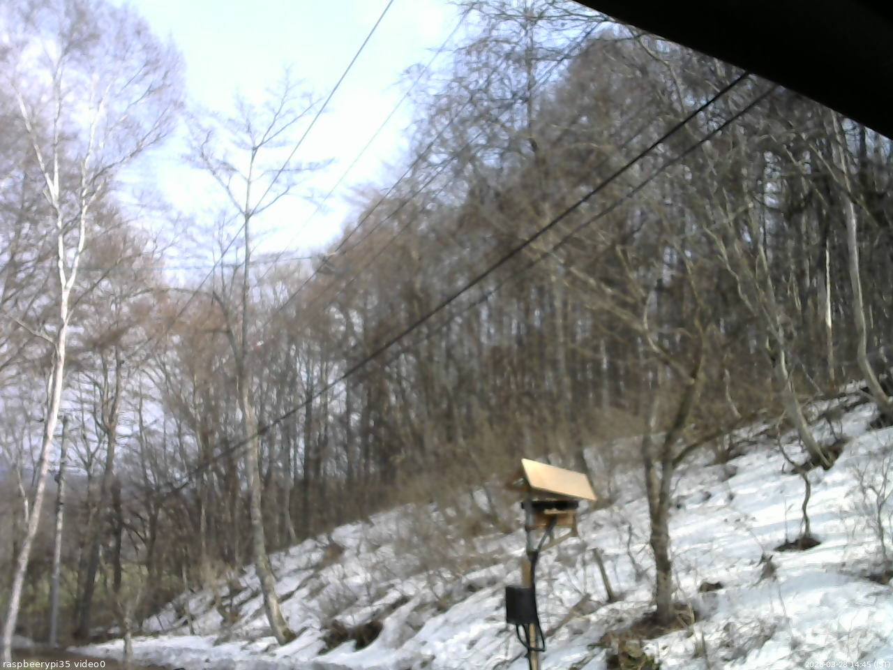 長野県菅平高原 ゆたか山荘 温度計 2026/03/28 14:45