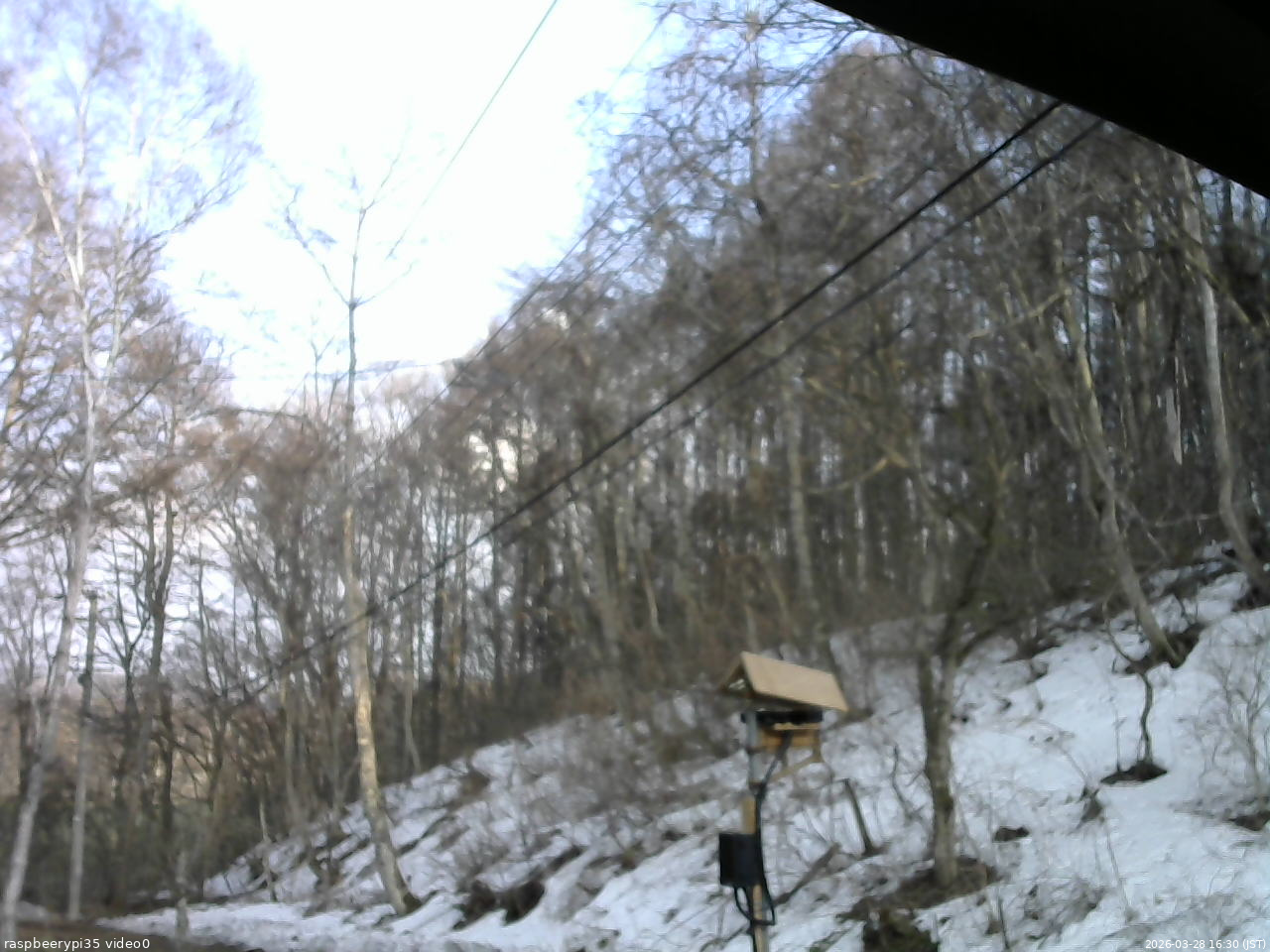 長野県菅平高原 ゆたか山荘 温度計 2026/03/28 16:30