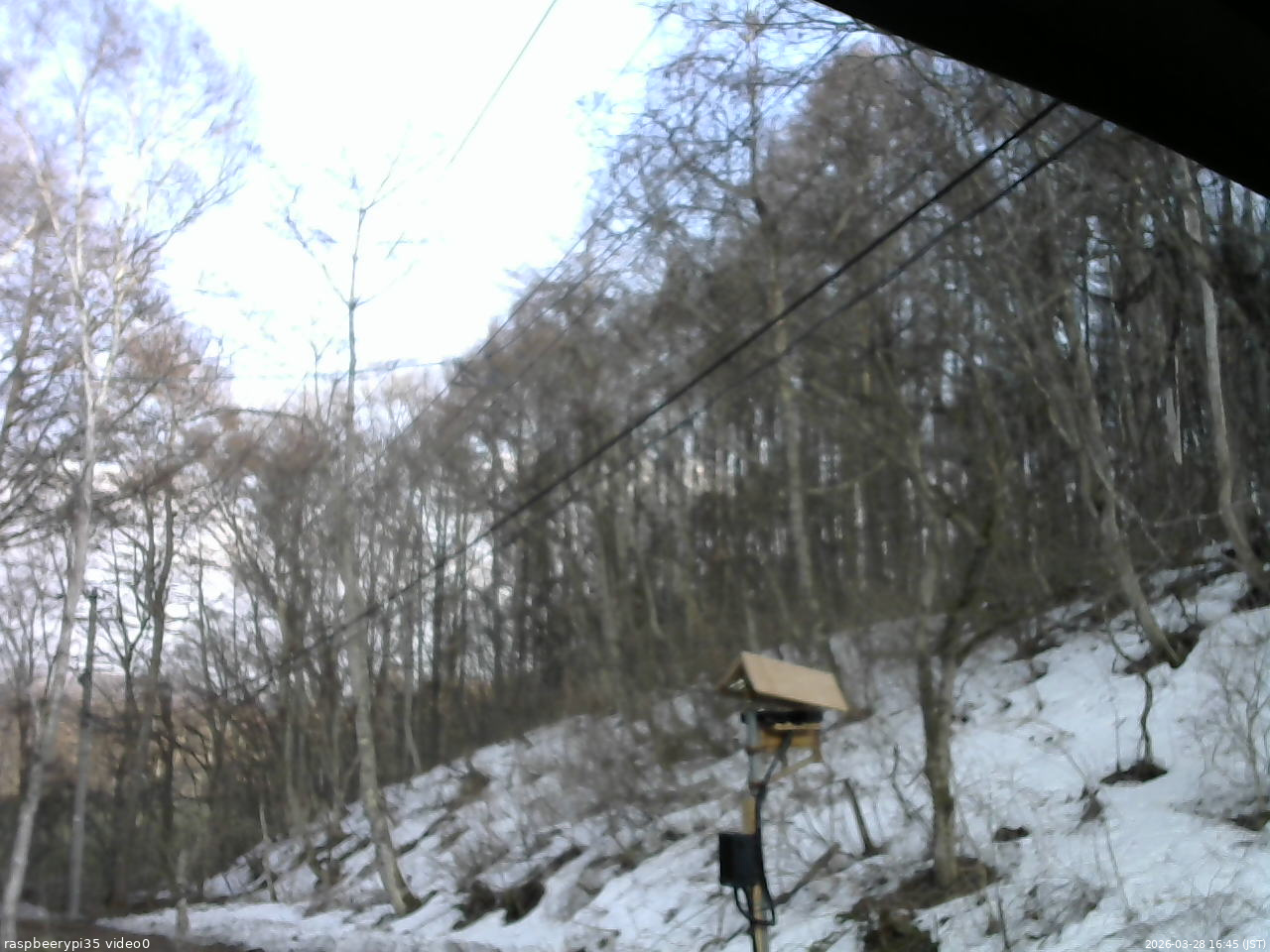長野県菅平高原 ゆたか山荘 温度計 2026/03/28 16:45