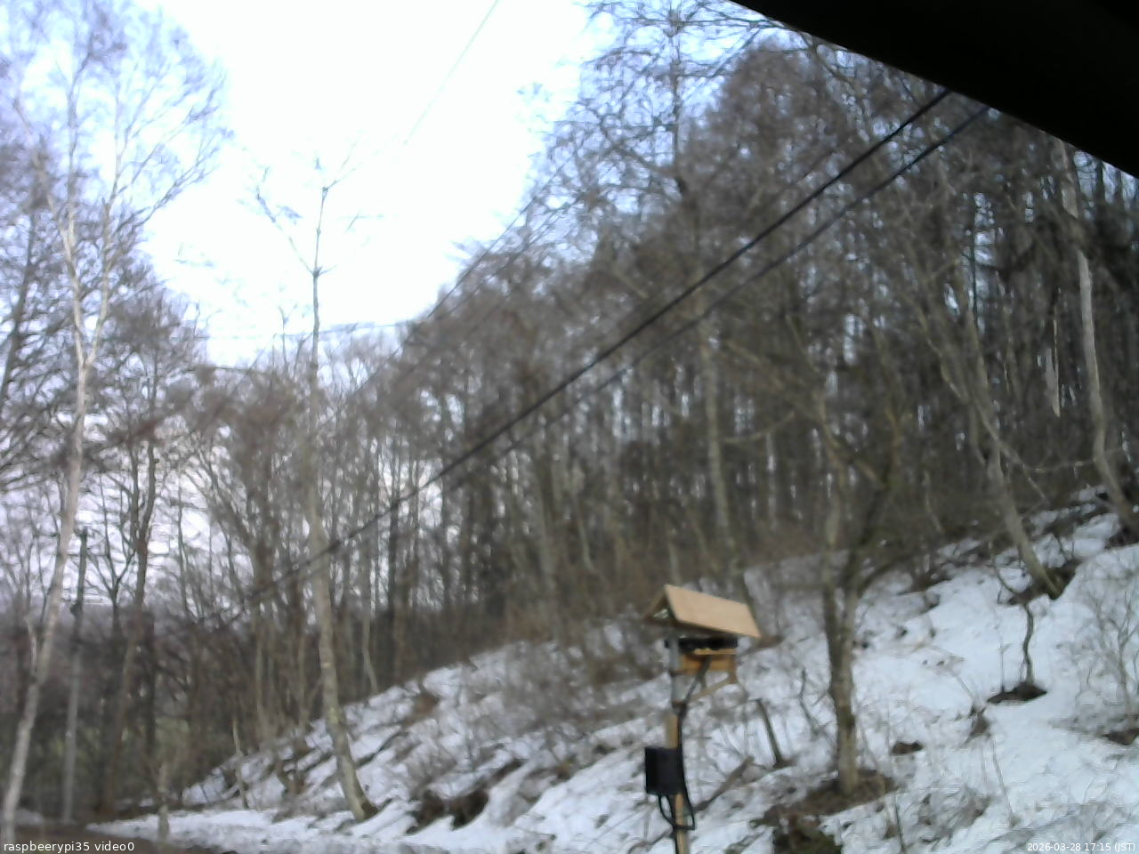 長野県菅平高原 ゆたか山荘 温度計 2026/03/28 17:15