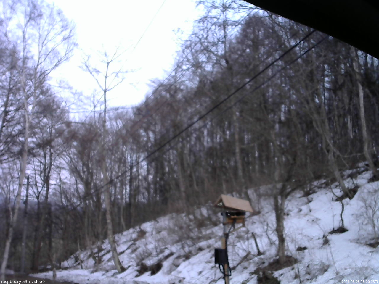 長野県菅平高原 ゆたか山荘 温度計 2026/03/28 18:00
