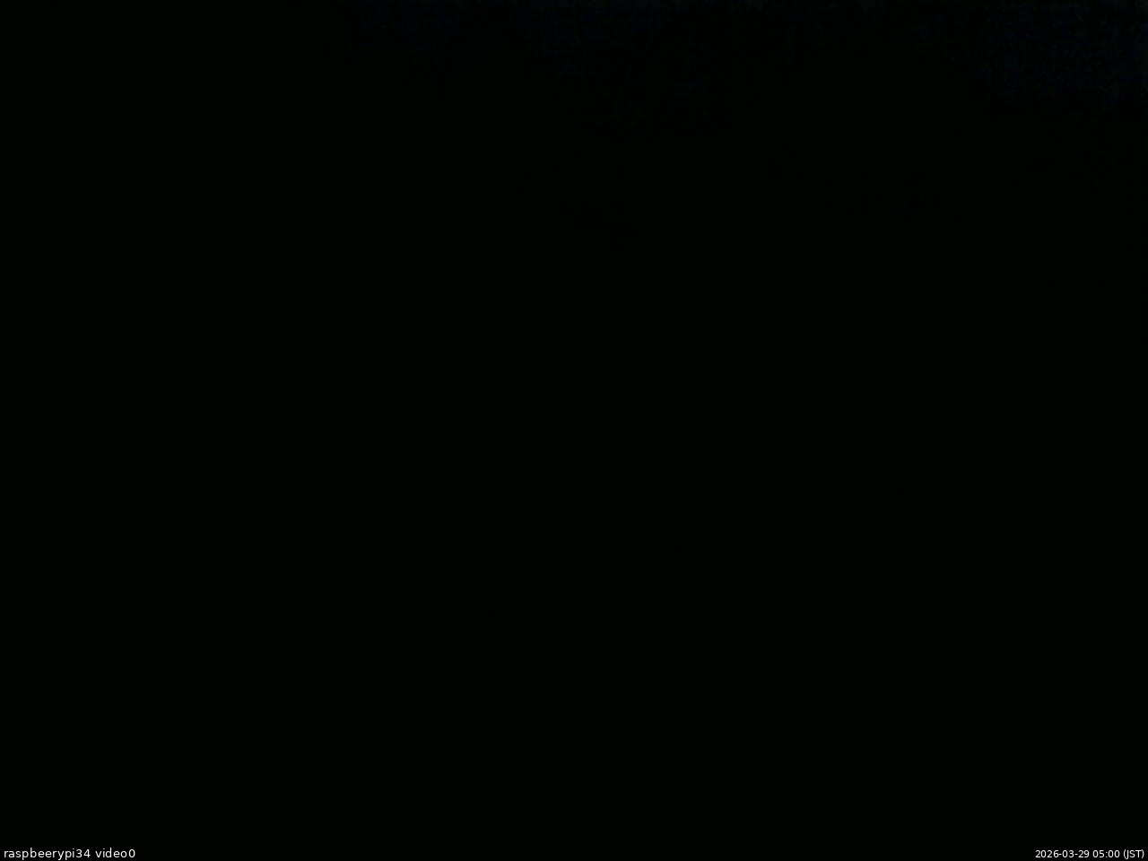 長野県菅平高原 ゆたか山荘 西側(坂上) 2026/03/29 05:00
