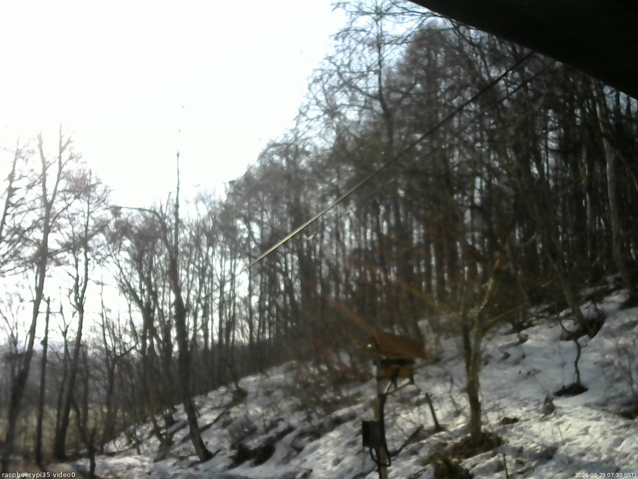 長野県菅平高原 ゆたか山荘 温度計 2026/03/29 07:30
