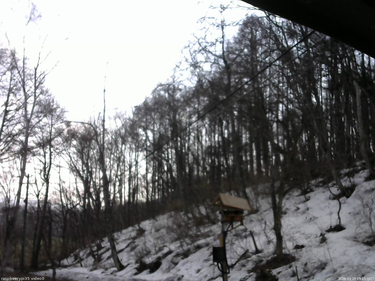 長野県菅平高原 ゆたか山荘 温度計 2026/03/29 09:15
