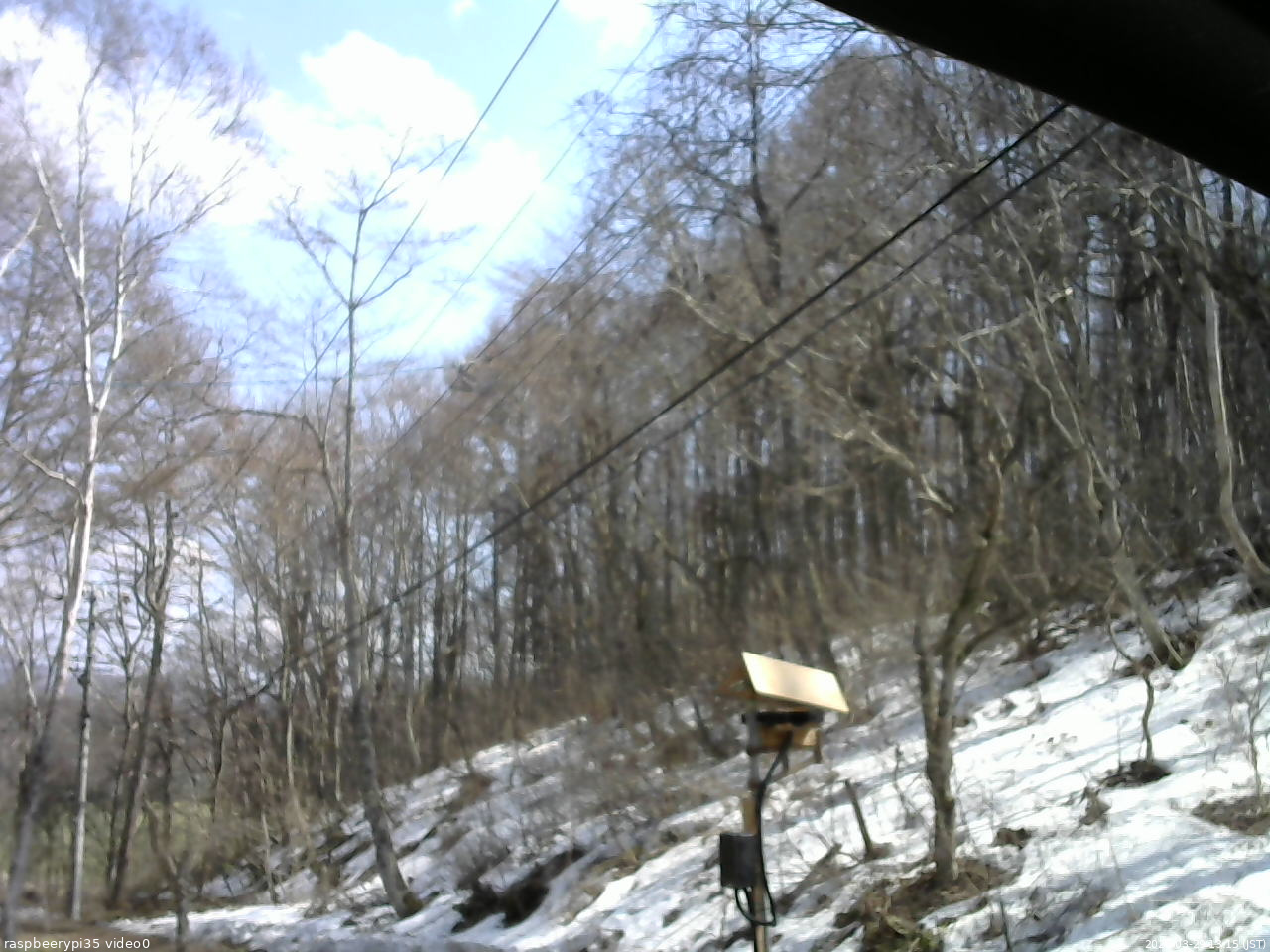 長野県菅平高原 ゆたか山荘 温度計 2026/03/29 13:15