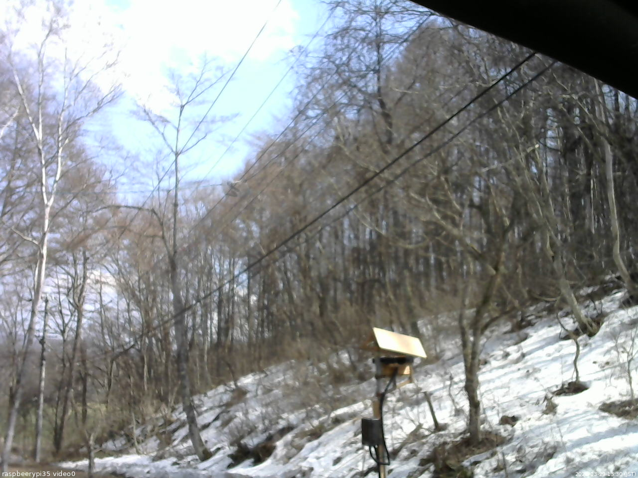 長野県菅平高原 ゆたか山荘 温度計 2026/03/29 13:30