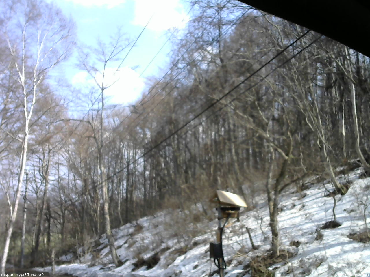 長野県菅平高原 ゆたか山荘 温度計 2026/03/29 14:30