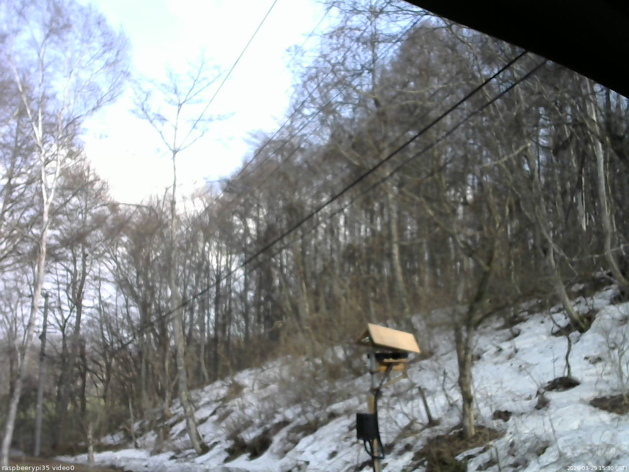 長野県菅平高原 ゆたか山荘 温度計 2026/03/29 15:30
