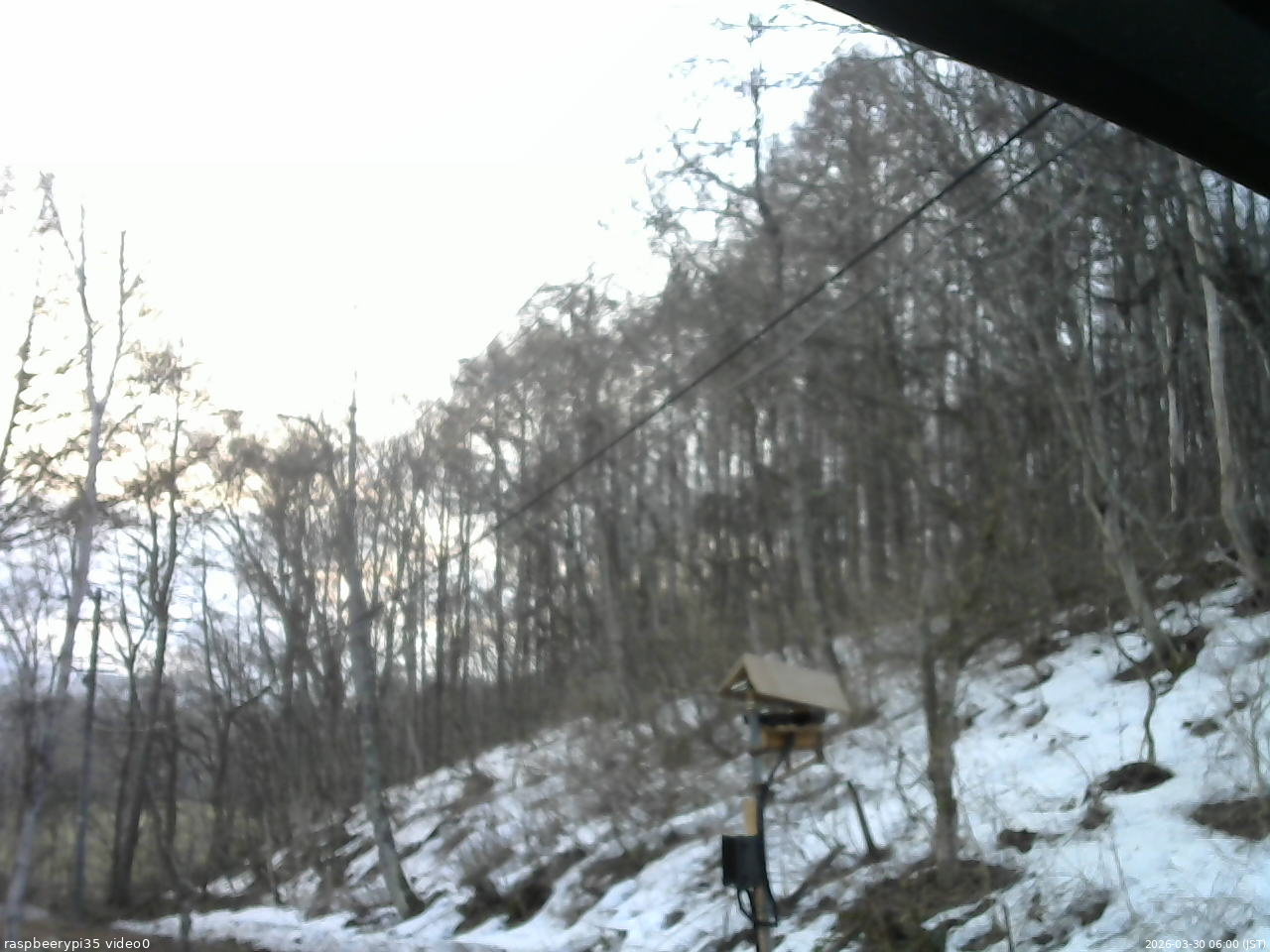 長野県菅平高原 ゆたか山荘 温度計 2026/03/30 06:00