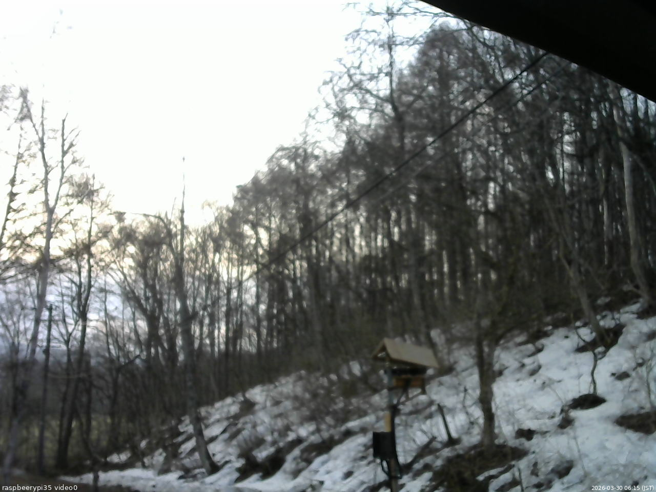 長野県菅平高原 ゆたか山荘 温度計 2026/03/30 06:15