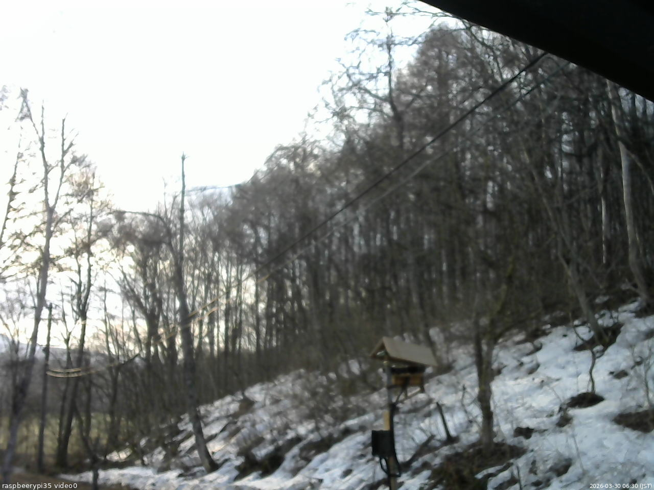 長野県菅平高原 ゆたか山荘 温度計 2026/03/30 06:30